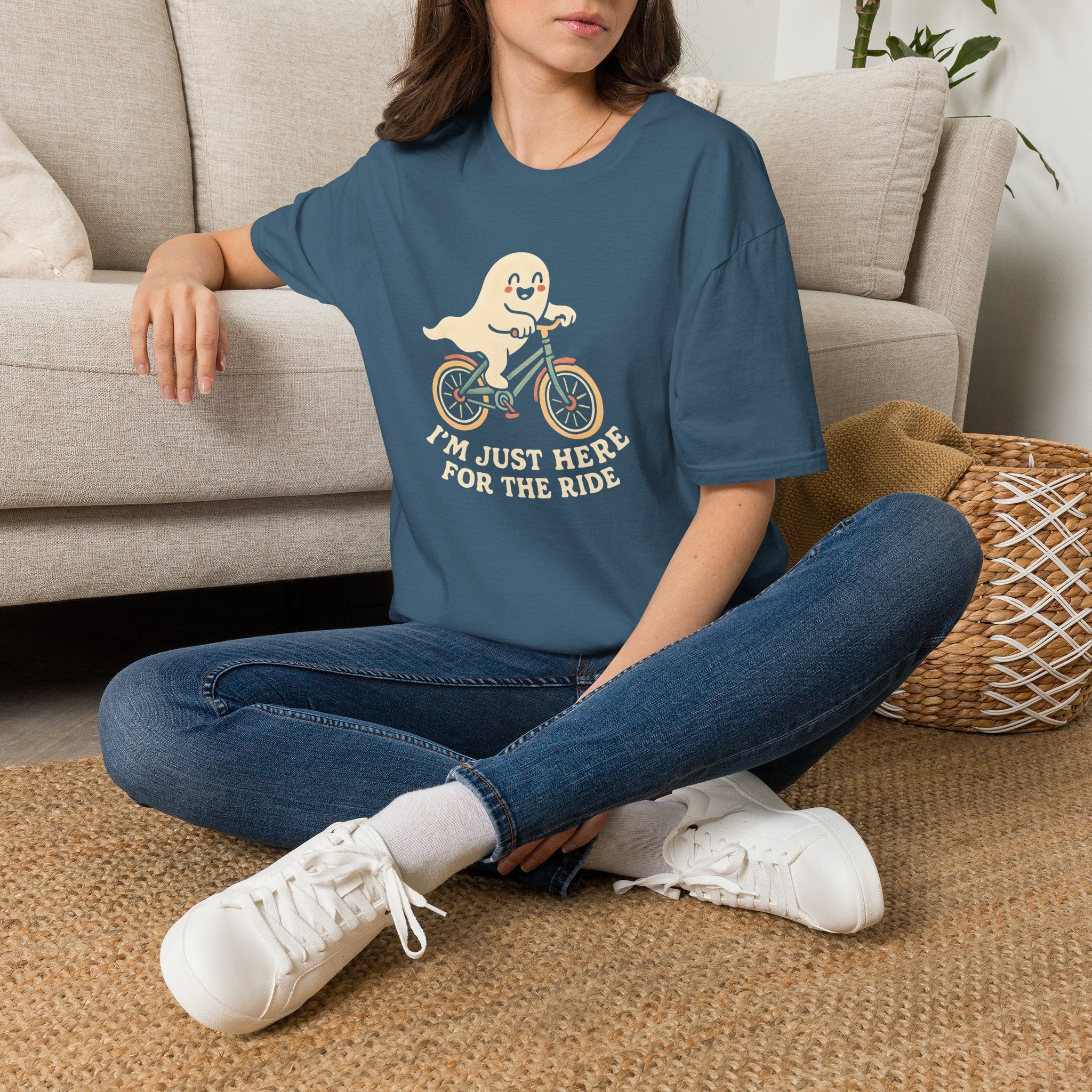 Ghost riding bicycle T-Shirt