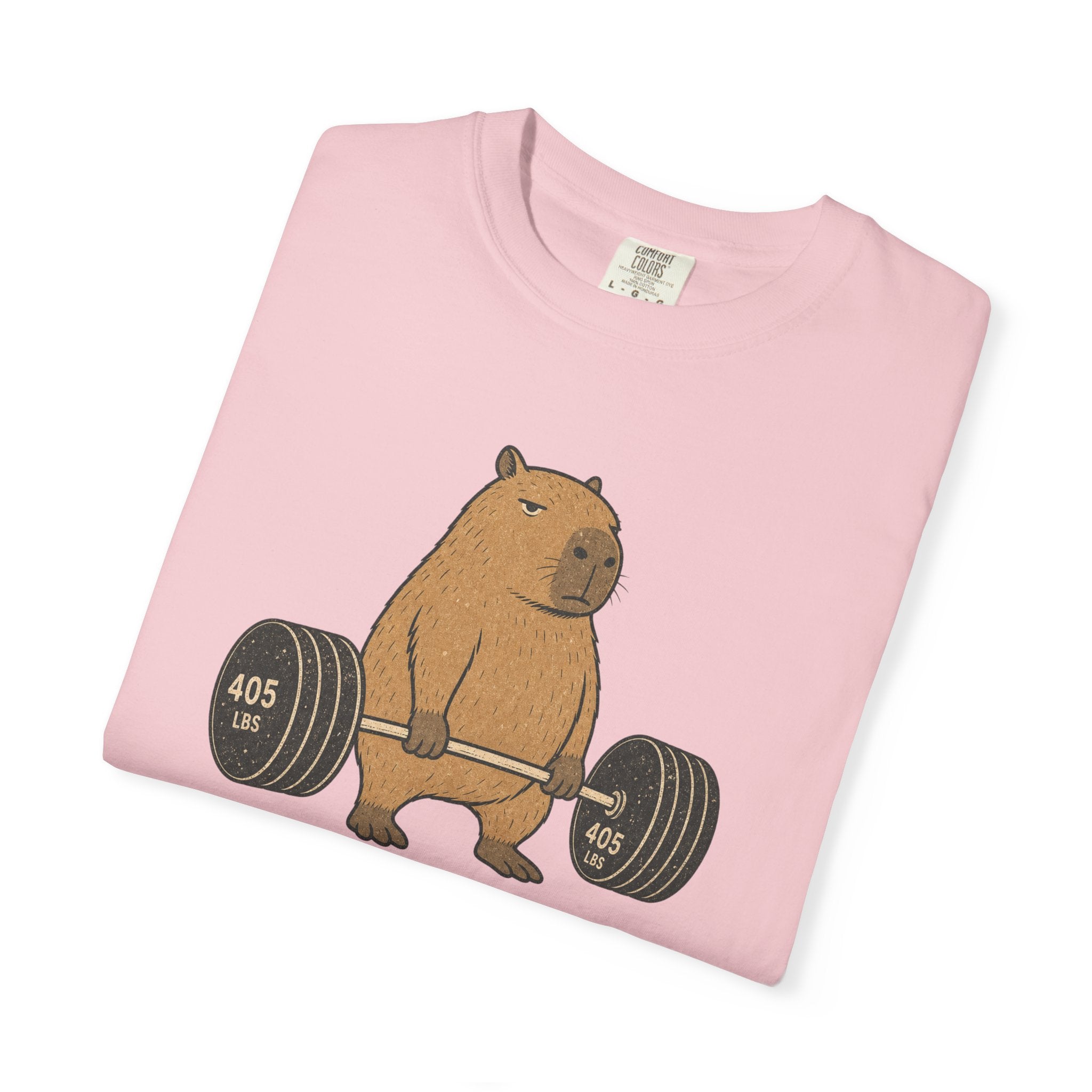 Bear Lifting Barbell T-Shirt — "Zero Days Off (Emotionally)" Gym Humor Tee