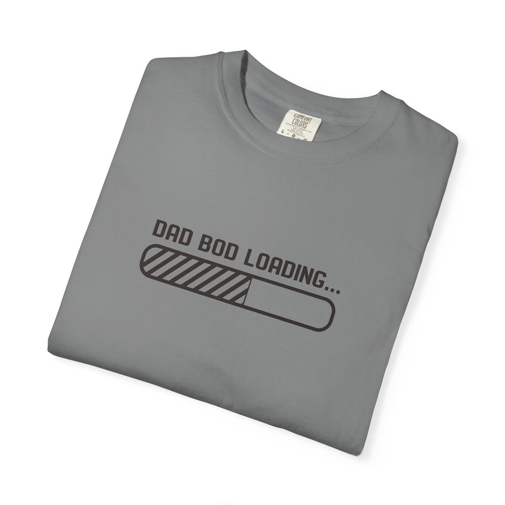 Dad Bod Loading T-Shirt — Funny Fatherhood Progress Bar Tee