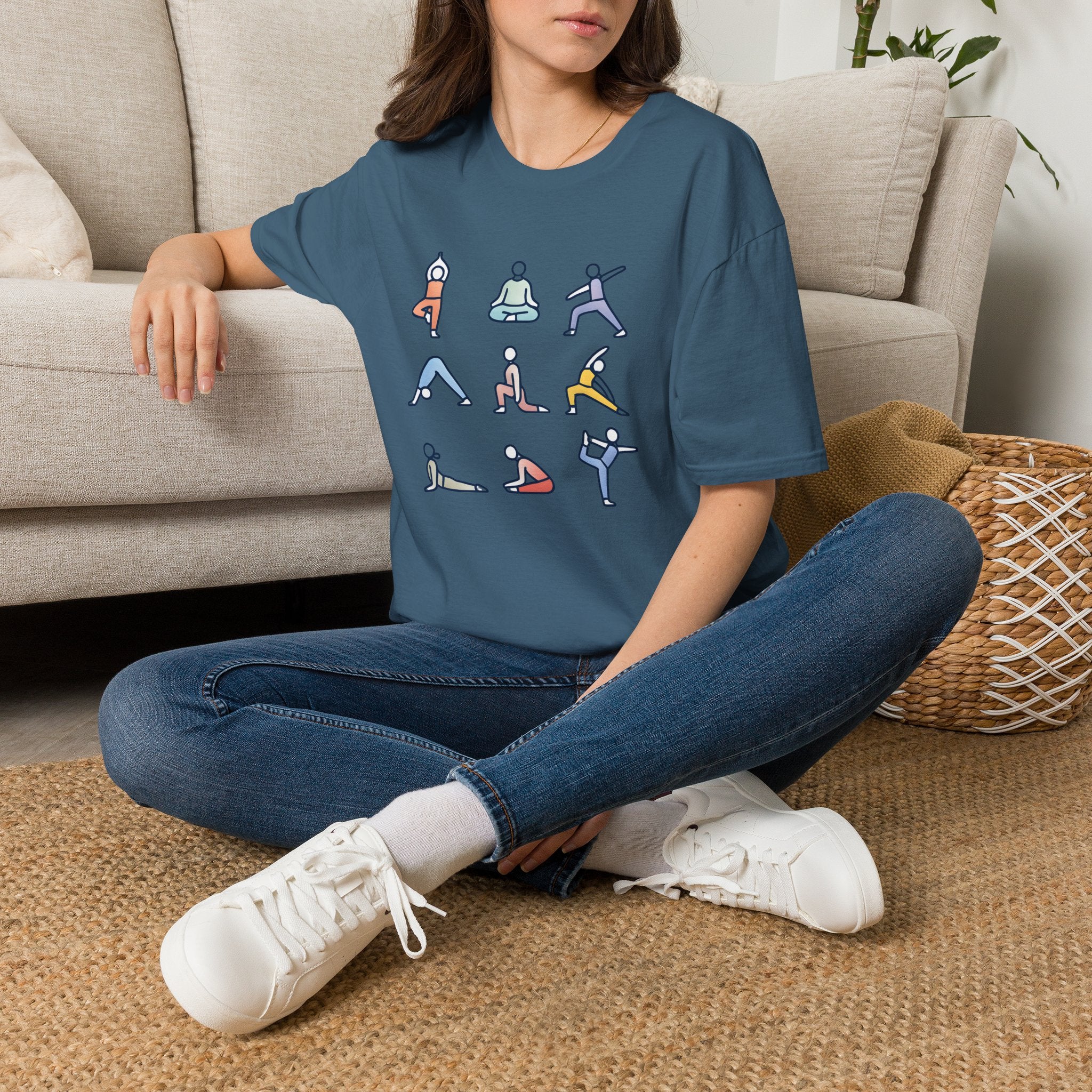 Yoga Pose Illustrations T-Shirt