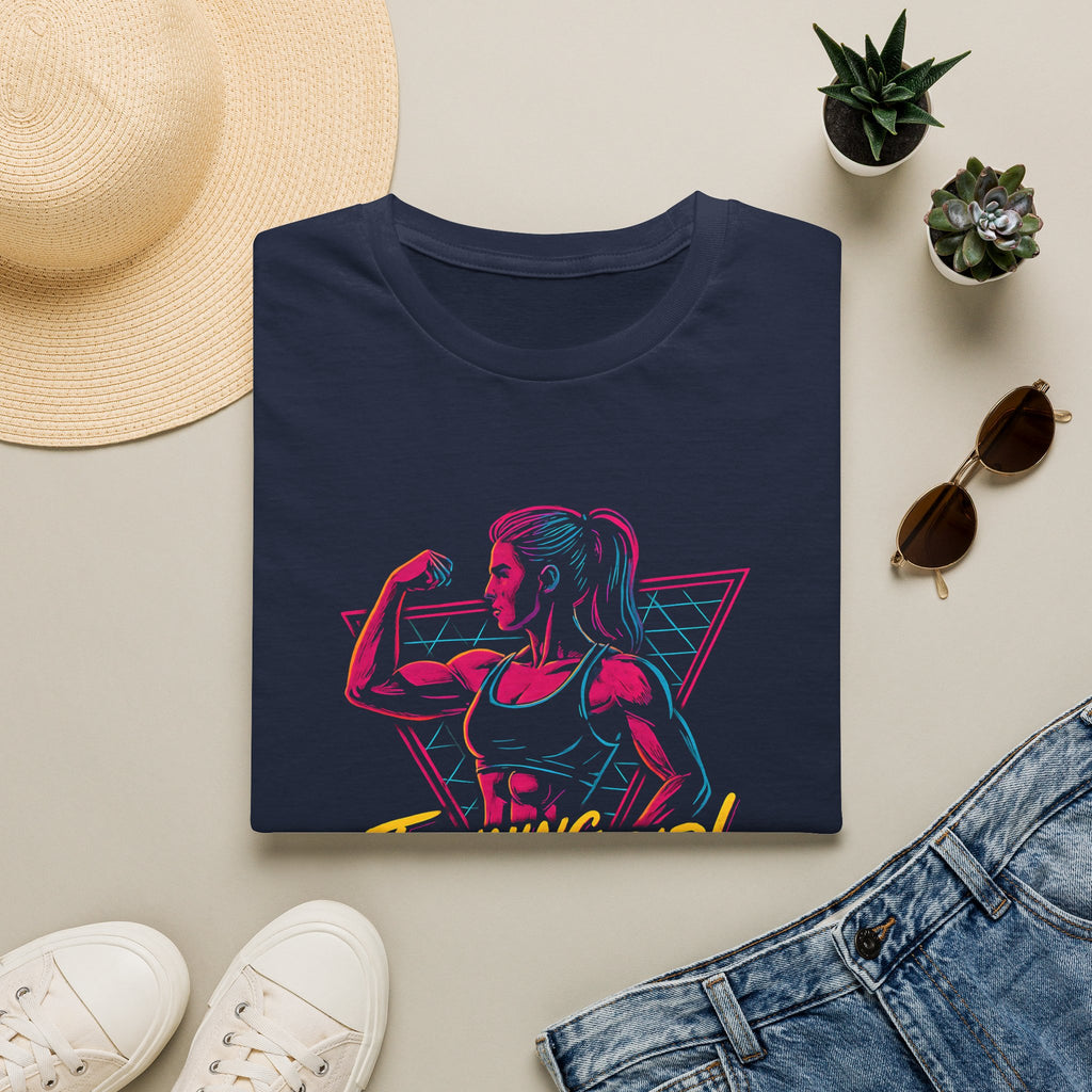 Neon Female Bodybuilder T-Shirt
