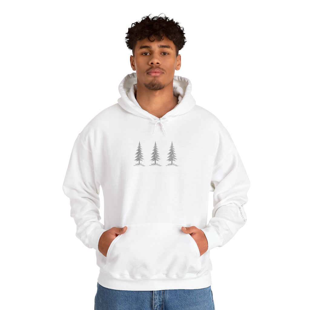 Hoodie — "Hide & Seek Champion" Sasquatch Forest Graphic Hooded Sweatshirt