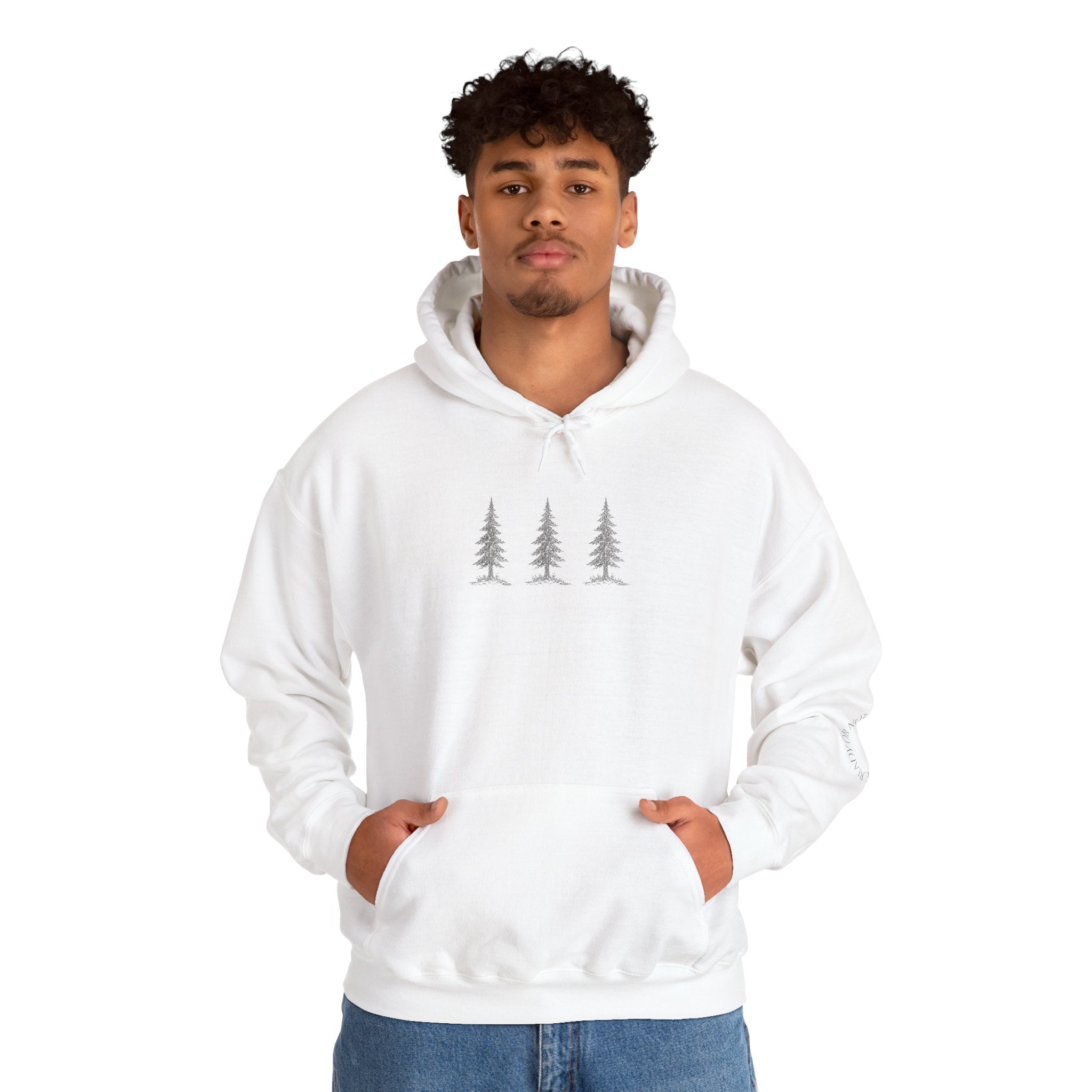 Hoodie — "Hide & Seek Champion" Sasquatch Forest Graphic Hooded Sweatshirt