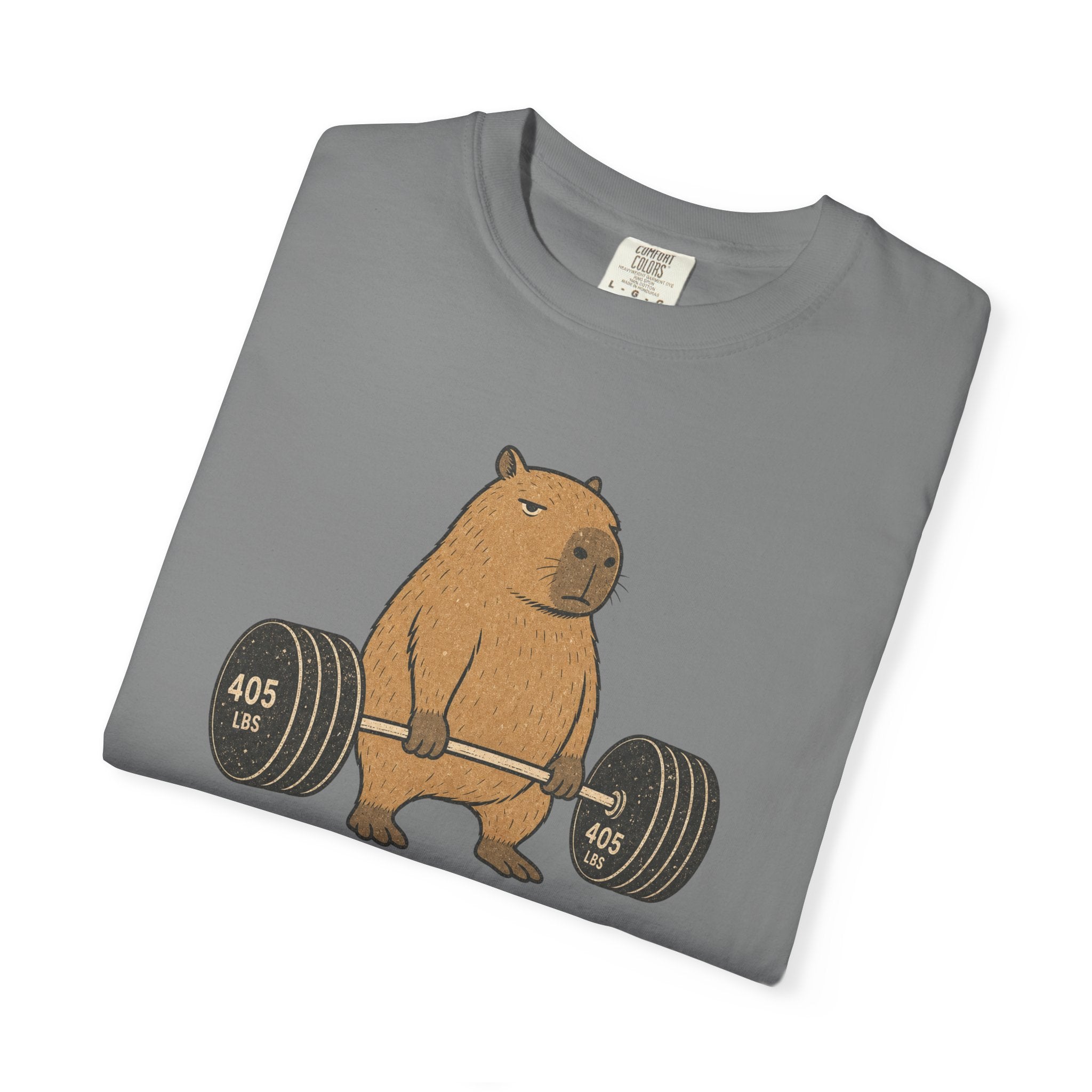 Bear Lifting Barbell T-Shirt — "Zero Days Off (Emotionally)" Gym Humor Tee