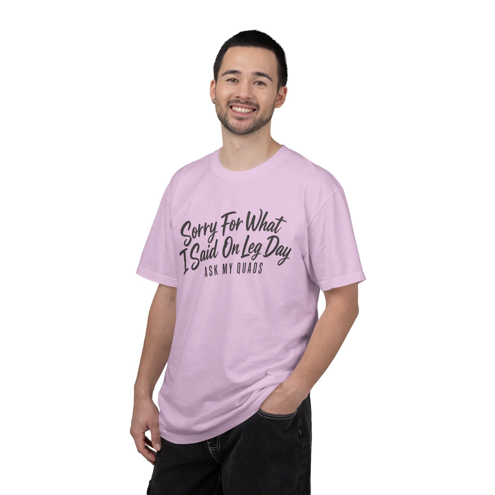 Leg Day T-Shirt — "Sorry For What I Said On Leg Day" Gym Workout Tee