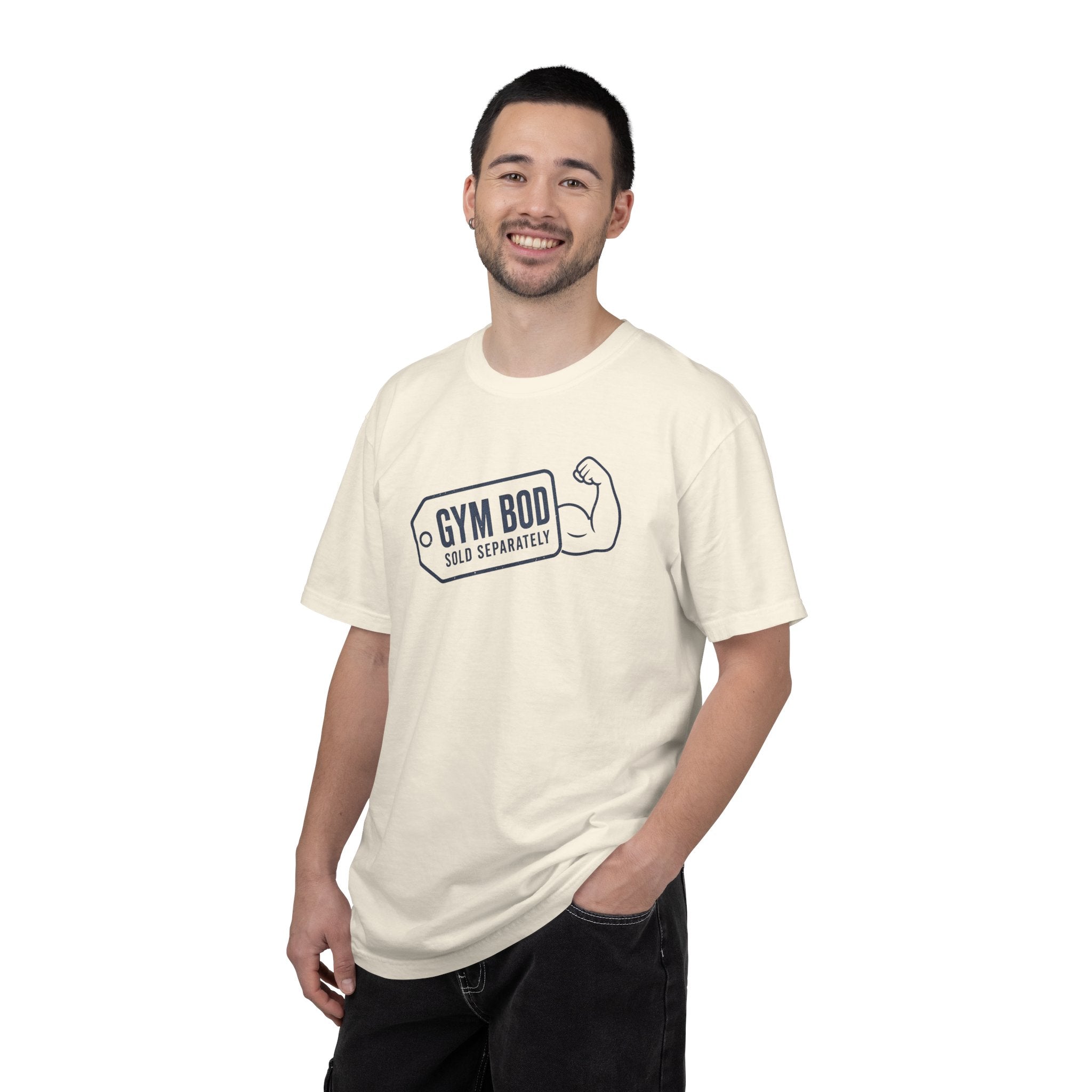 Gym Bod T-Shirt — "Gym Bod Sold Separately" Fitness Tee
