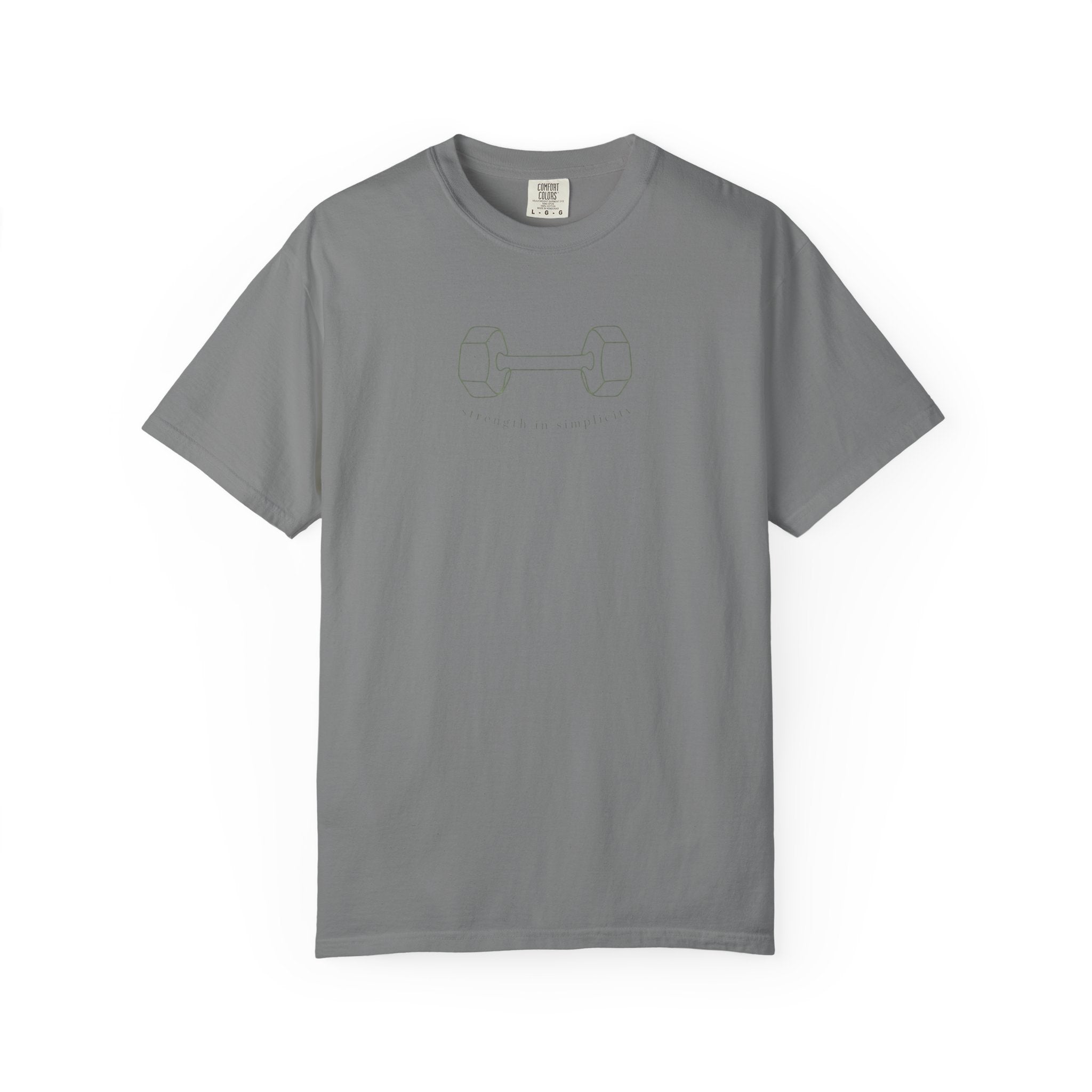 Strength in Simplicity Barbell T-Shirt