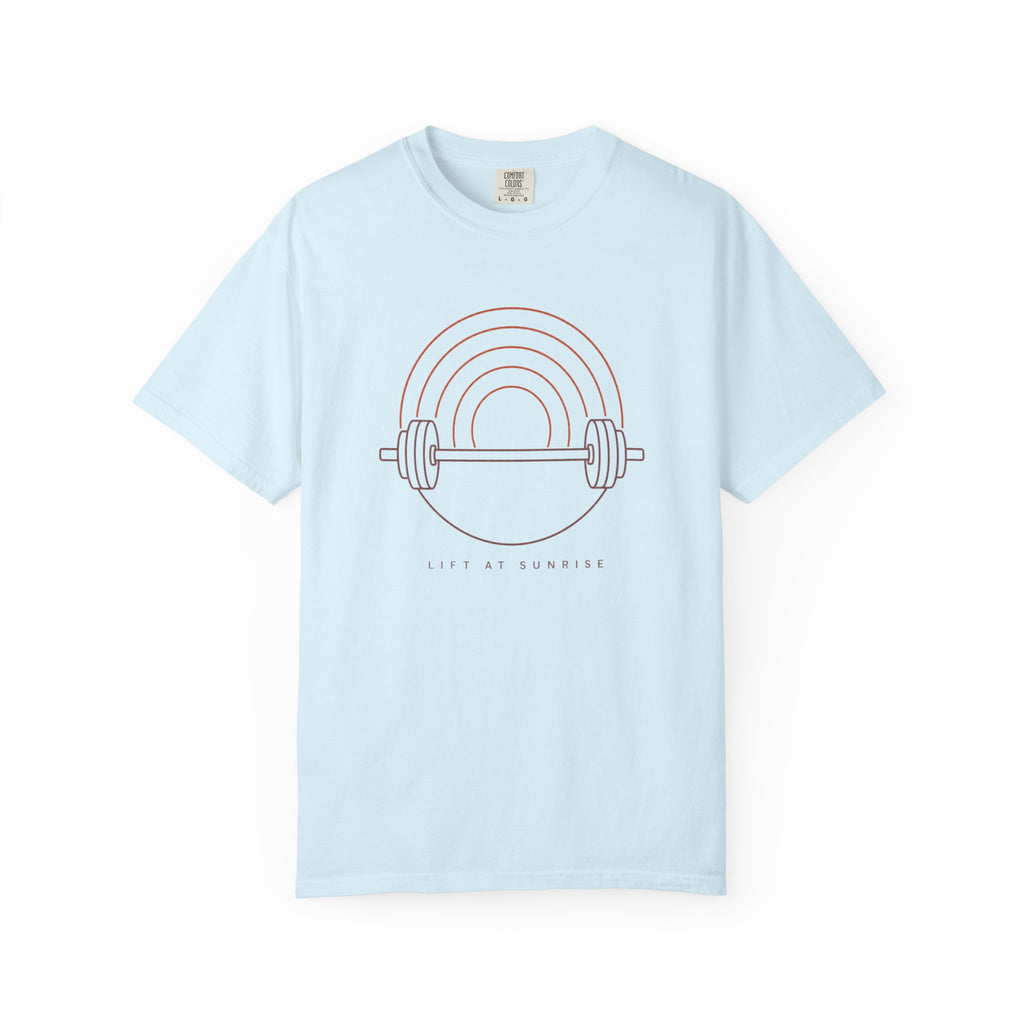 Fitness Rainbow T-Shirt — Live At Sunrise Barbell Graphic Tee