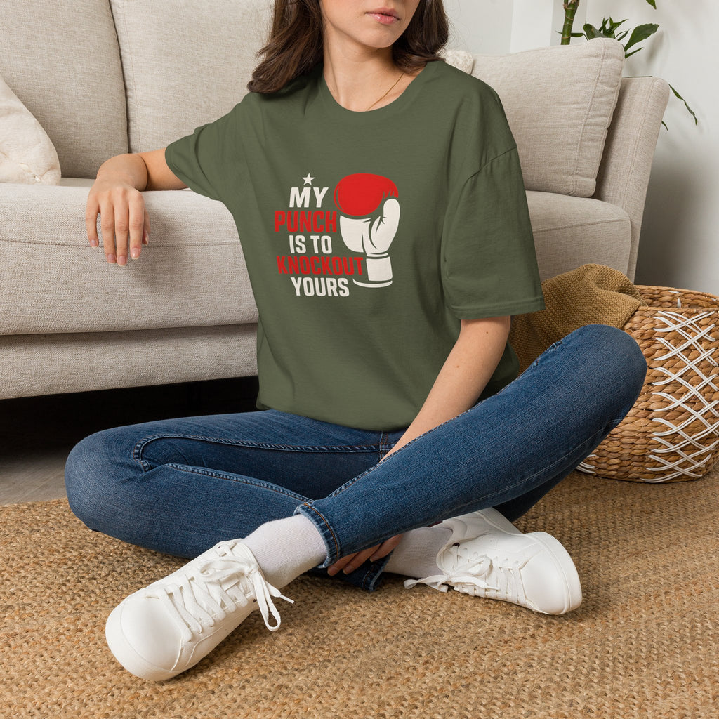 Knockout Punch Slogan T-Shirt
