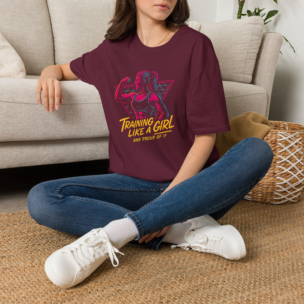 Neon Female Bodybuilder T-Shirt