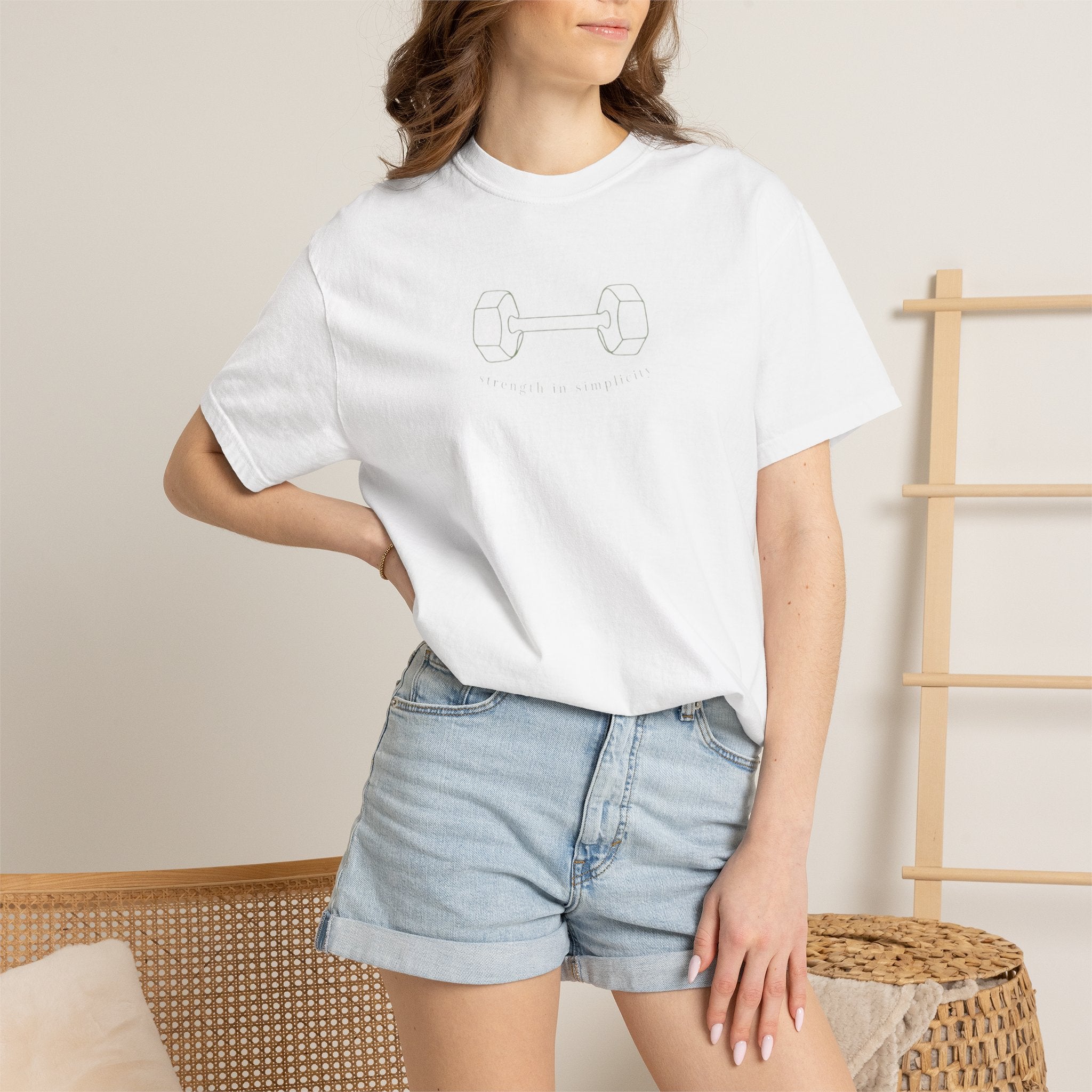 Strength in Simplicity Barbell T-Shirt