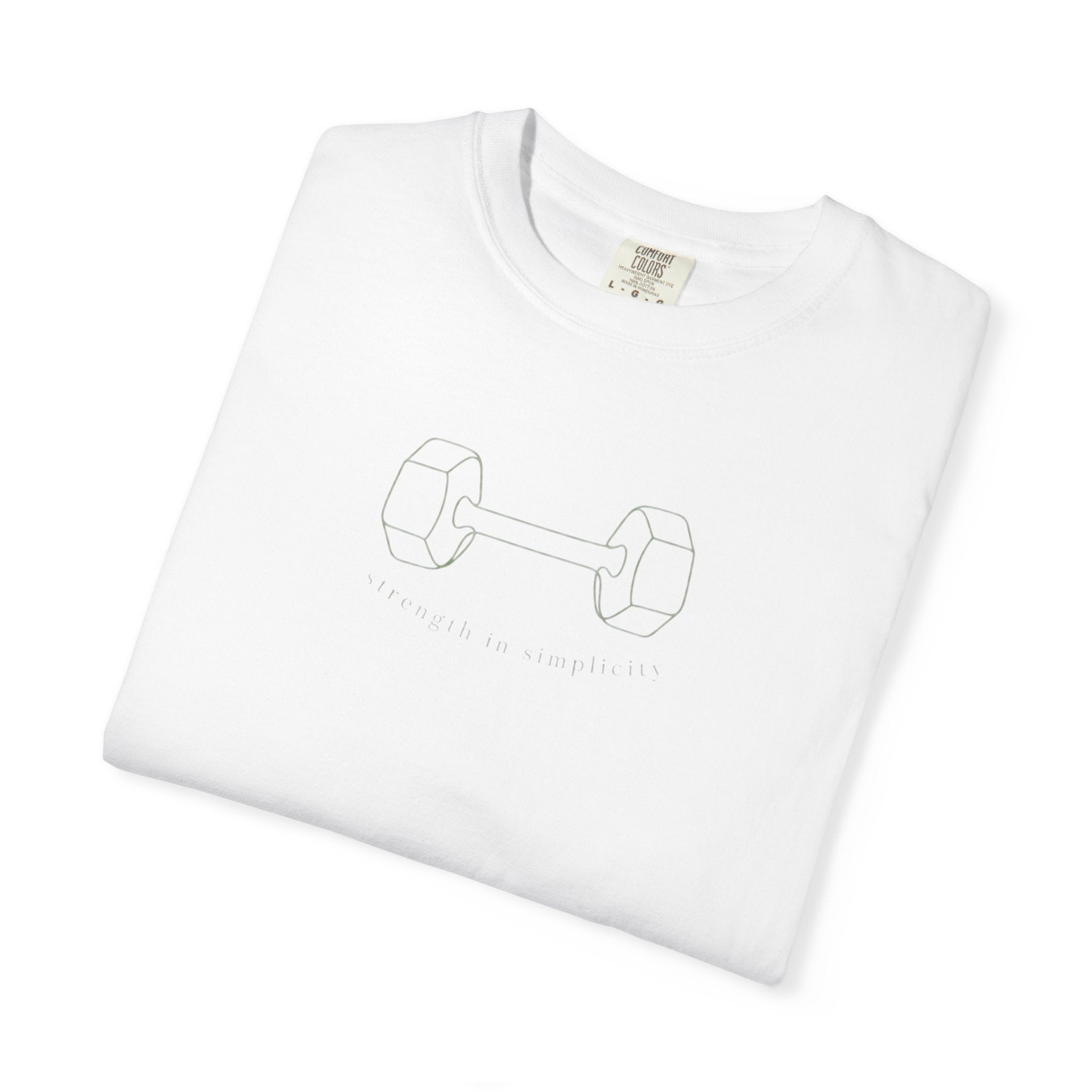 Strength in Simplicity Barbell T-Shirt