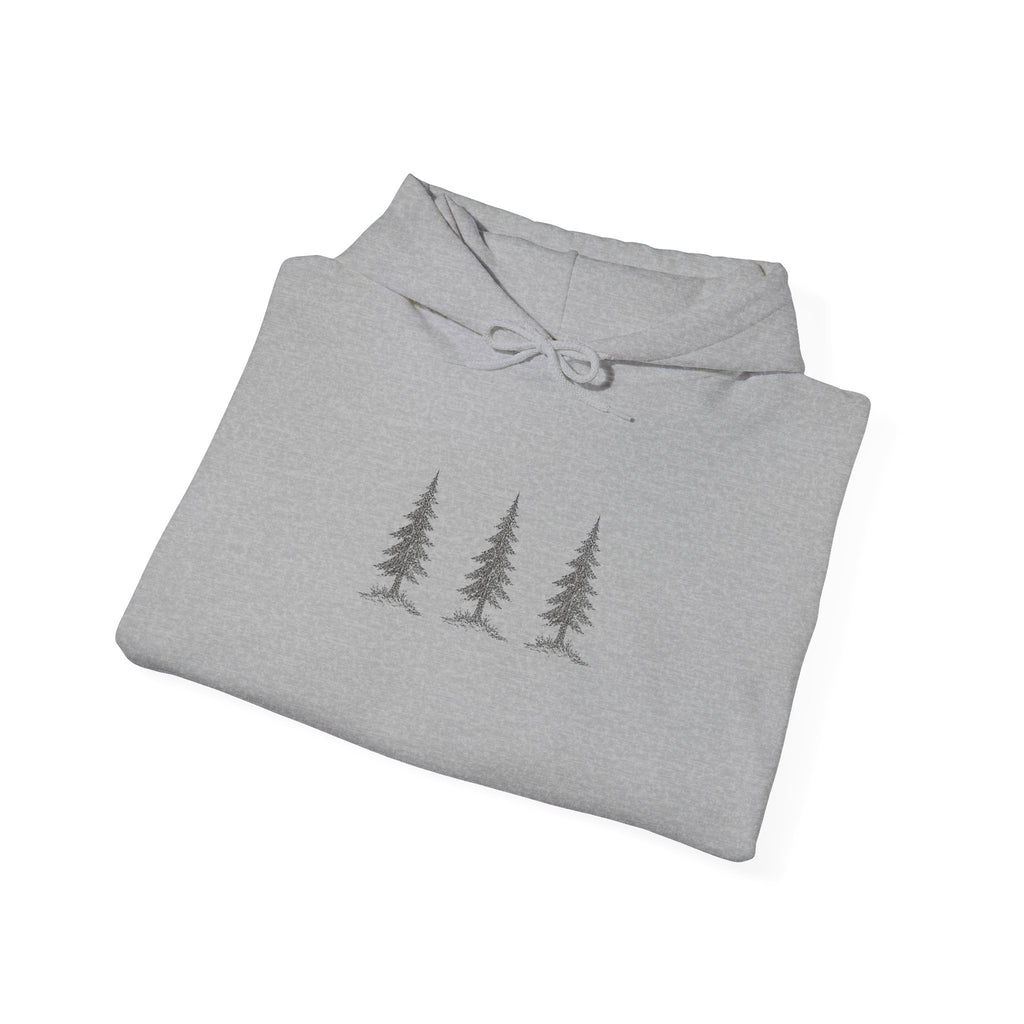 Hoodie — "Hide & Seek Champion" Sasquatch Forest Graphic Hooded Sweatshirt