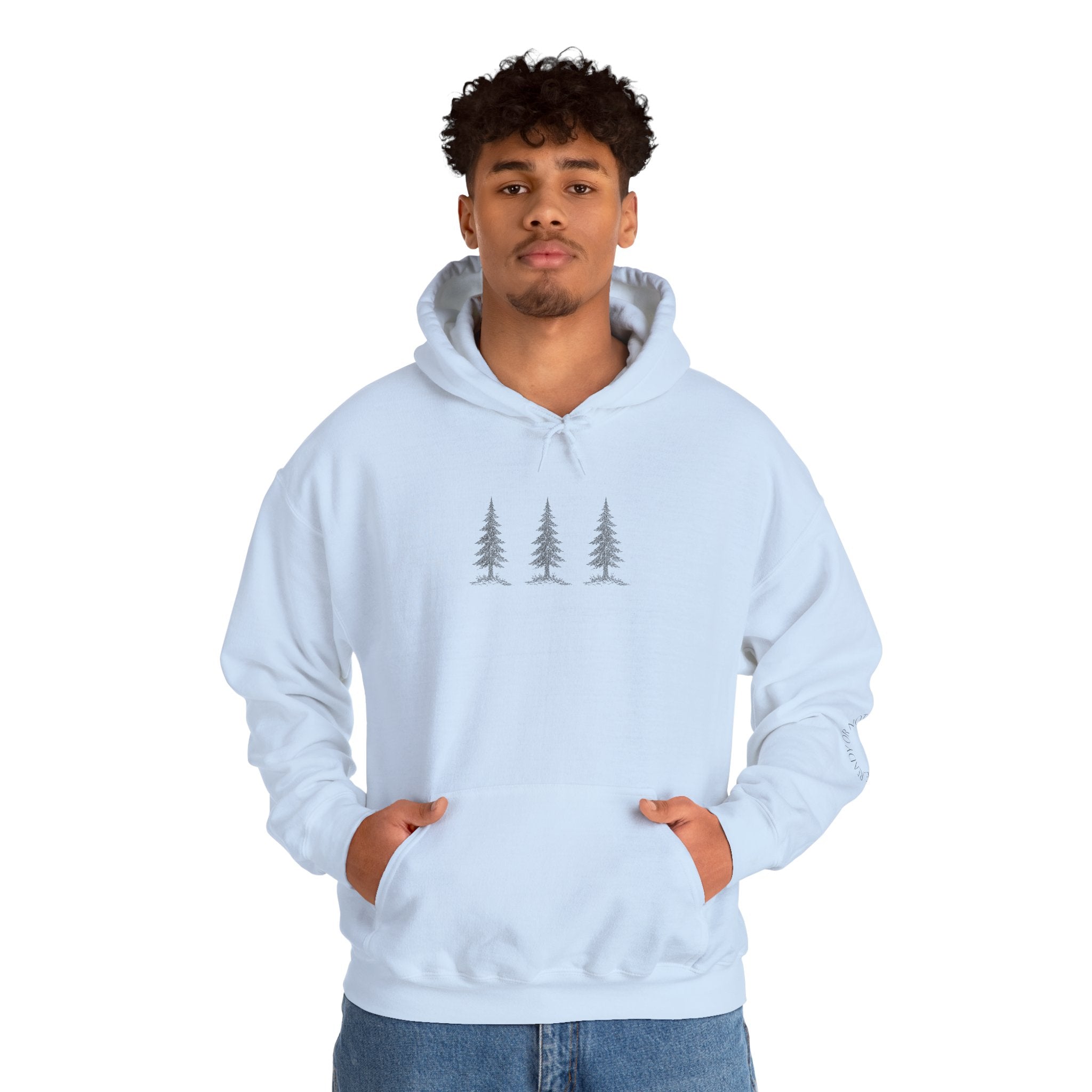 Hoodie — "Hide & Seek Champion" Sasquatch Forest Graphic Hooded Sweatshirt