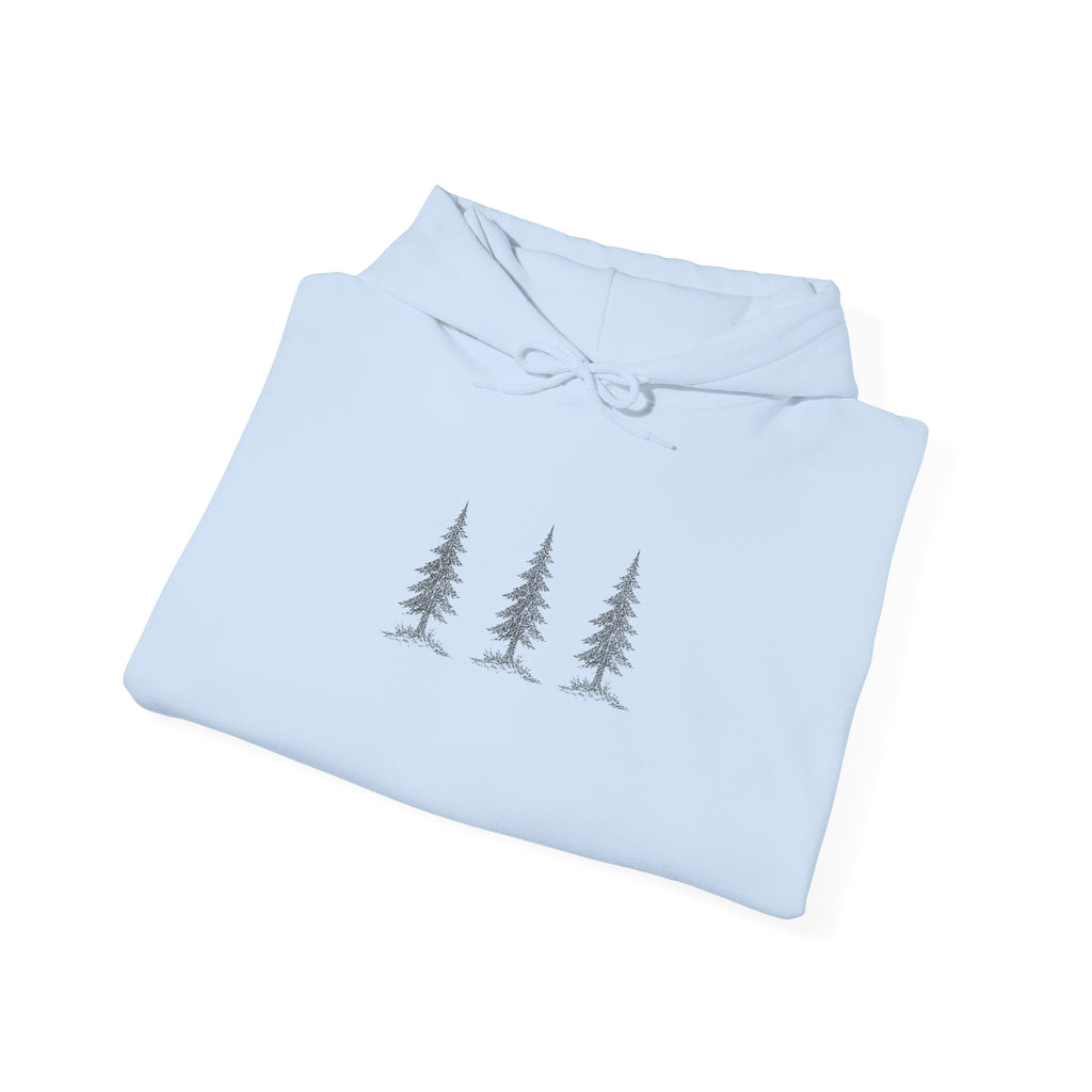 Hoodie — "Hide & Seek Champion" Sasquatch Forest Graphic Hooded Sweatshirt