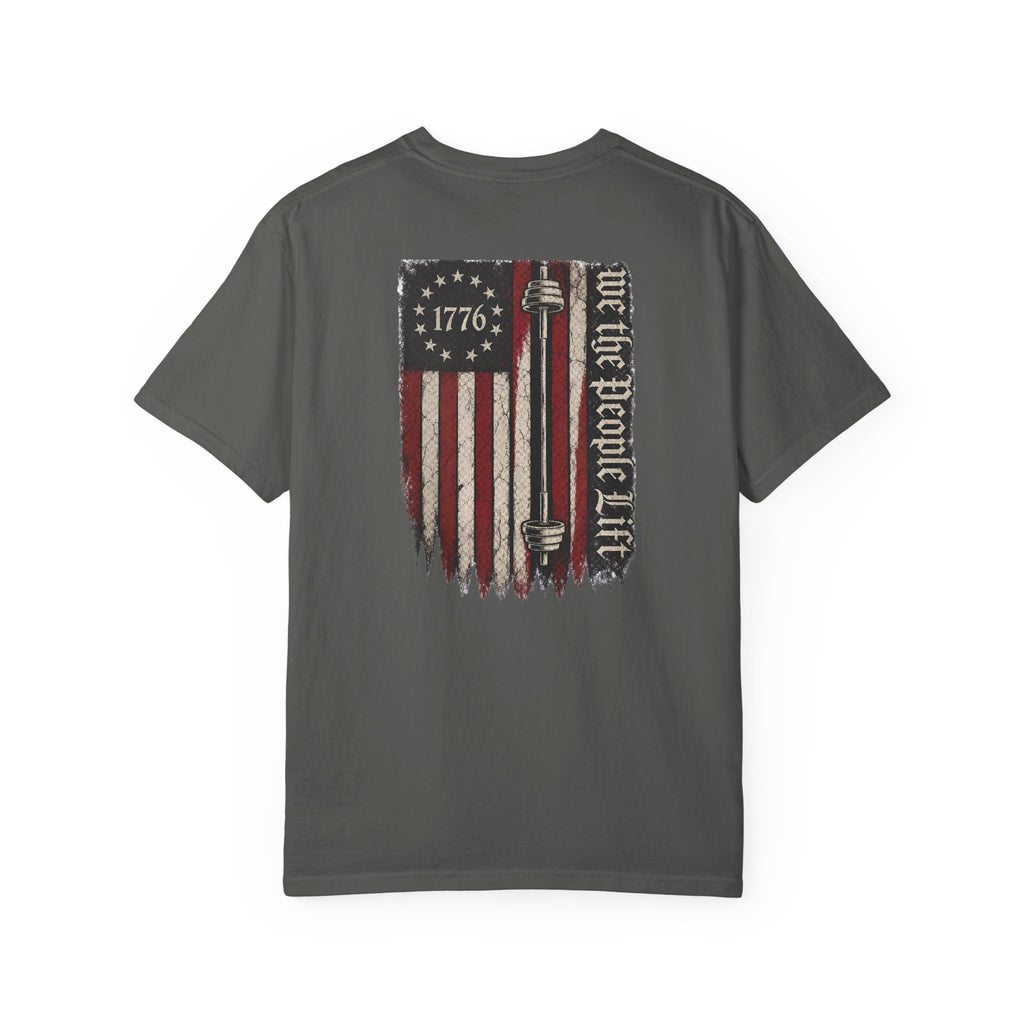 Patriotic "1776" Flag T-Shirt — We The People Back Graphic