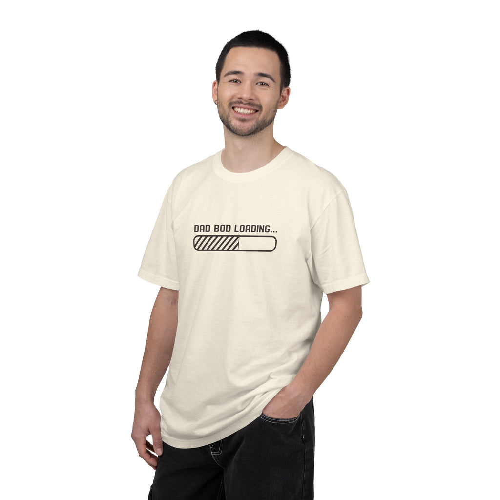 Dad Bod Loading T-Shirt — Funny Fatherhood Progress Bar Tee