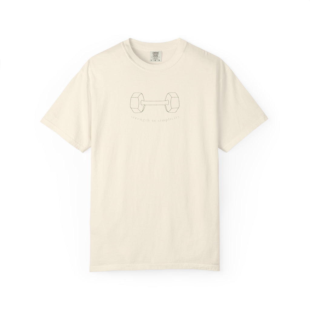 Strength in Simplicity Barbell T-Shirt