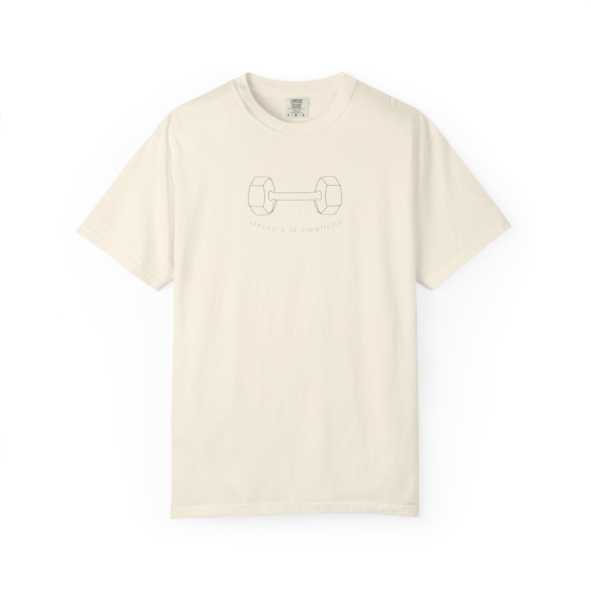 Strength in Simplicity Barbell T-Shirt