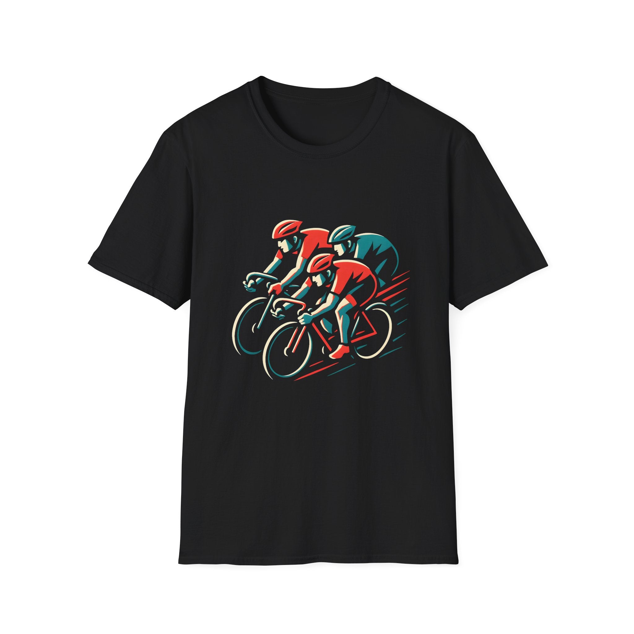 Cyclists Racing Scene T-Shirt