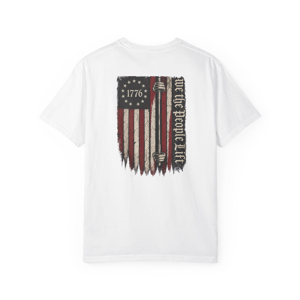 Patriotic "1776" Flag T-Shirt — We The People Back Graphic