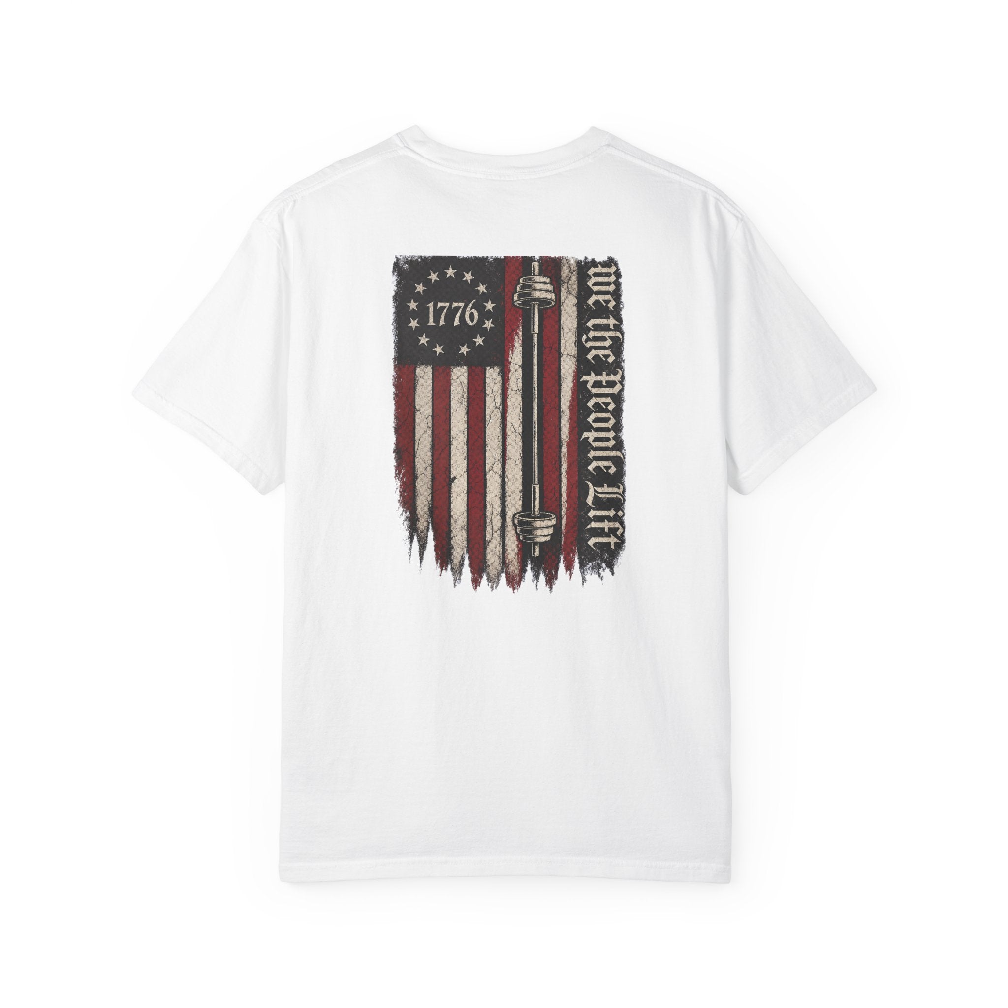 Patriotic "1776" Flag T-Shirt — We The People Back Graphic