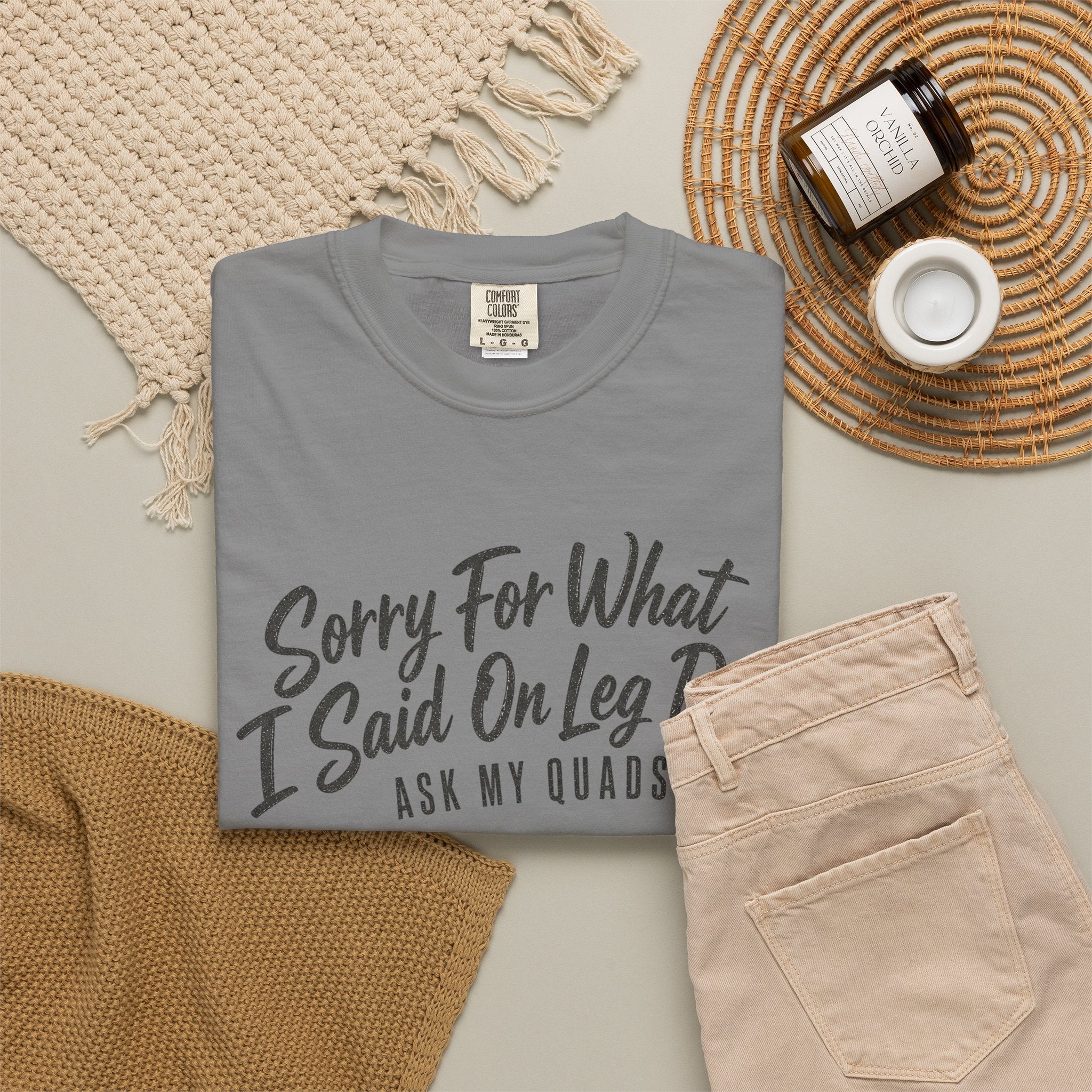 Leg Day T-Shirt — "Sorry For What I Said On Leg Day" Gym Workout Tee