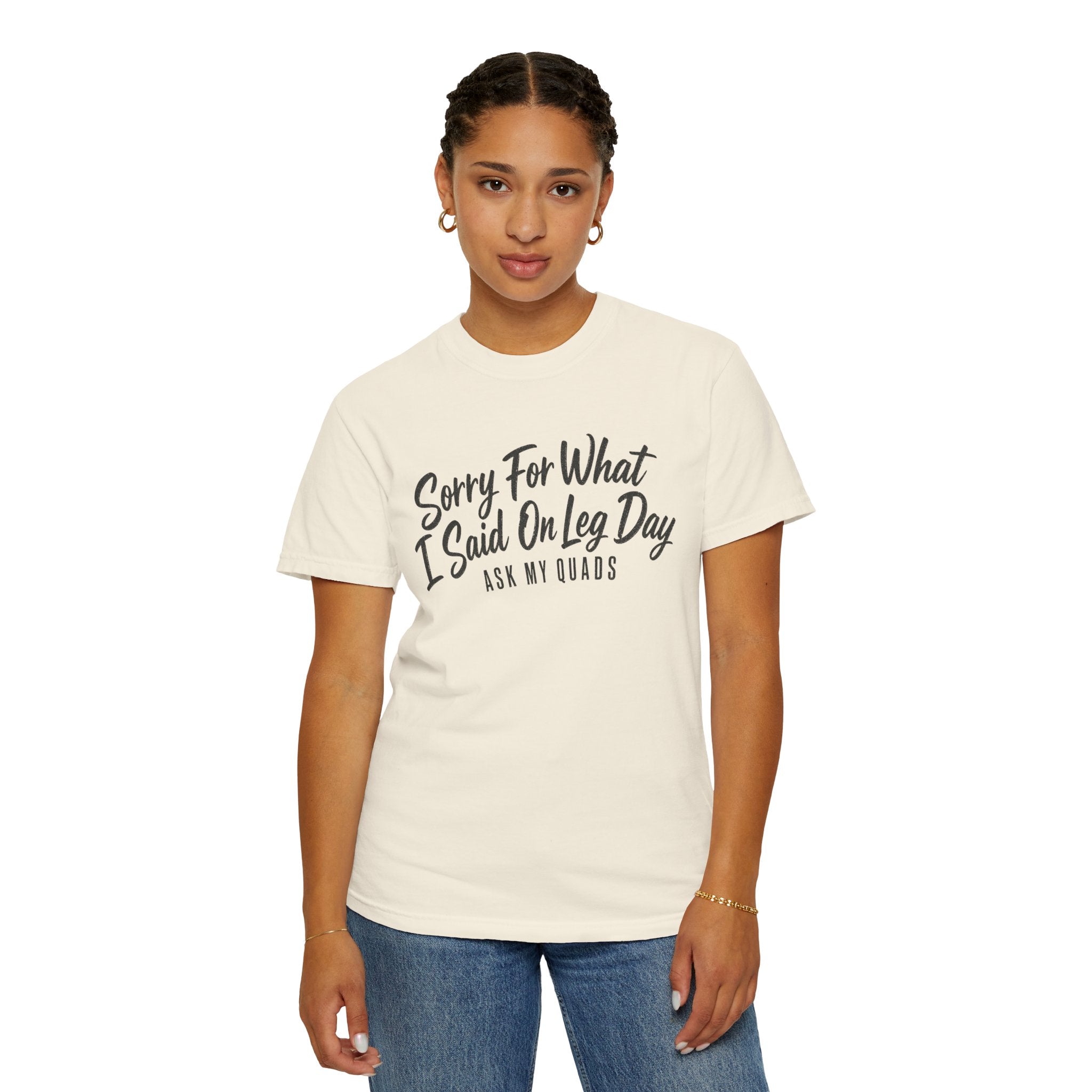 Leg Day T-Shirt — "Sorry For What I Said On Leg Day" Gym Workout Tee