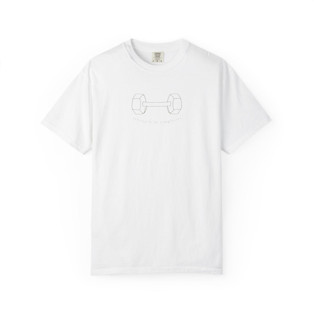 Strength in Simplicity Barbell T-Shirt