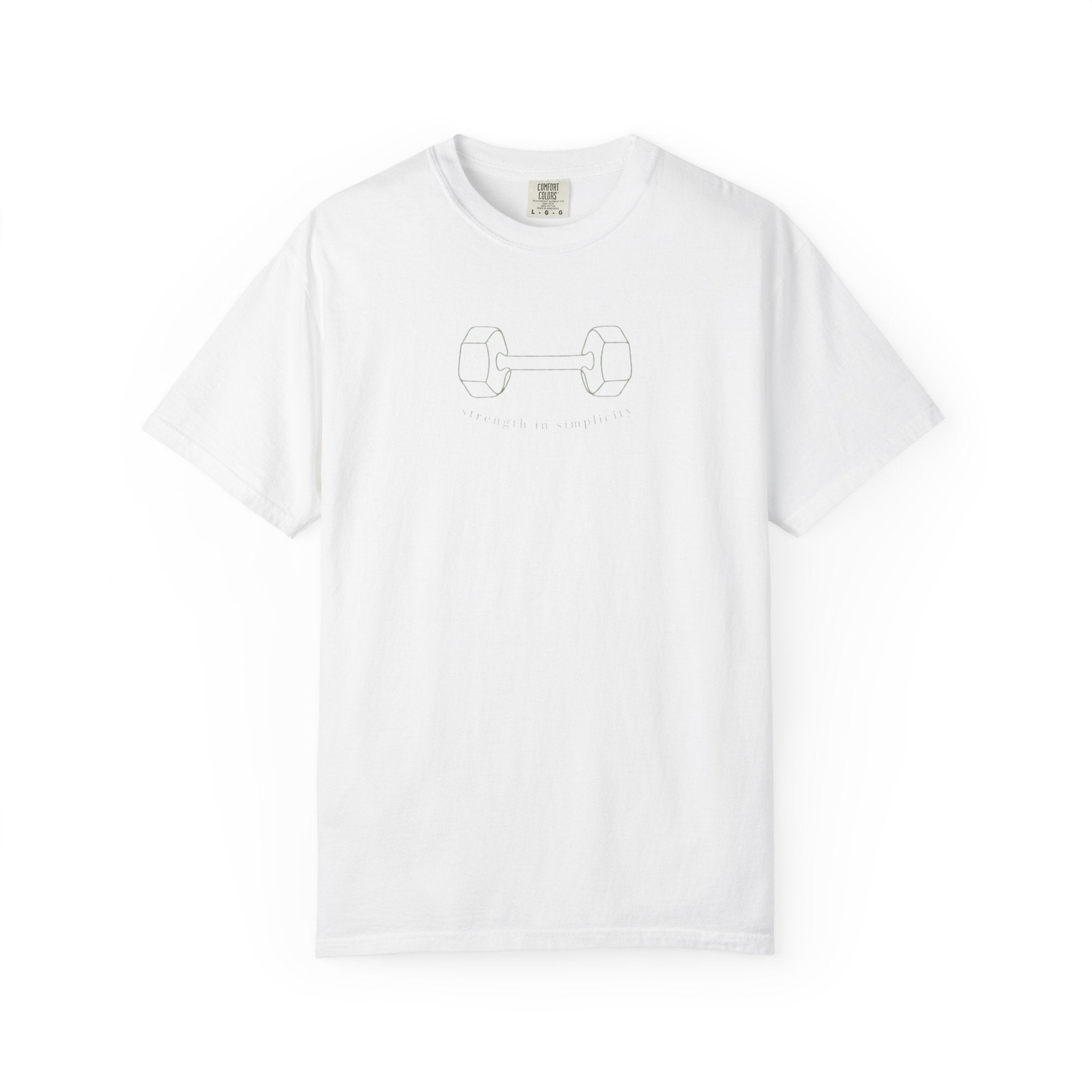 Strength in Simplicity Barbell T-Shirt