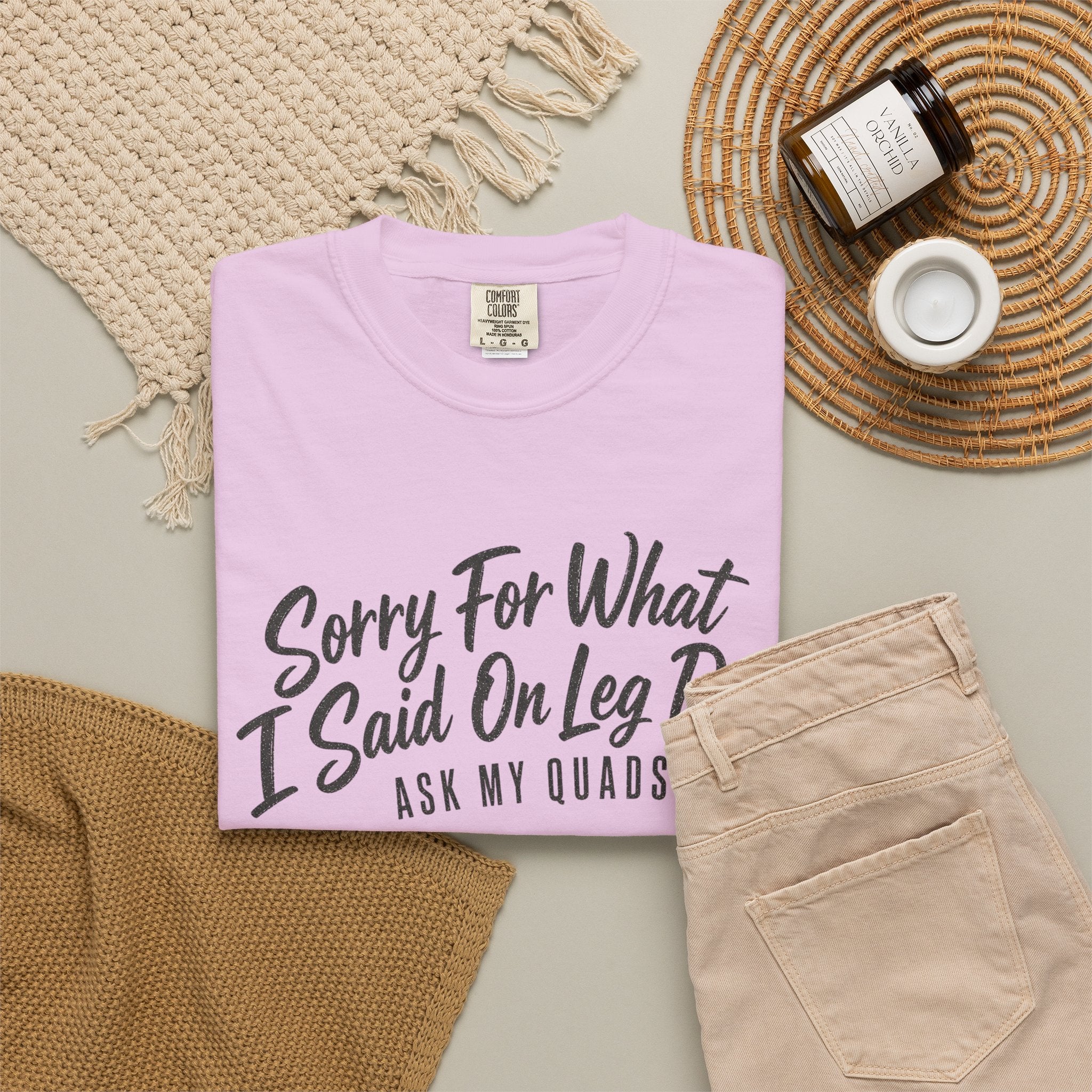 Leg Day T-Shirt — "Sorry For What I Said On Leg Day" Gym Workout Tee
