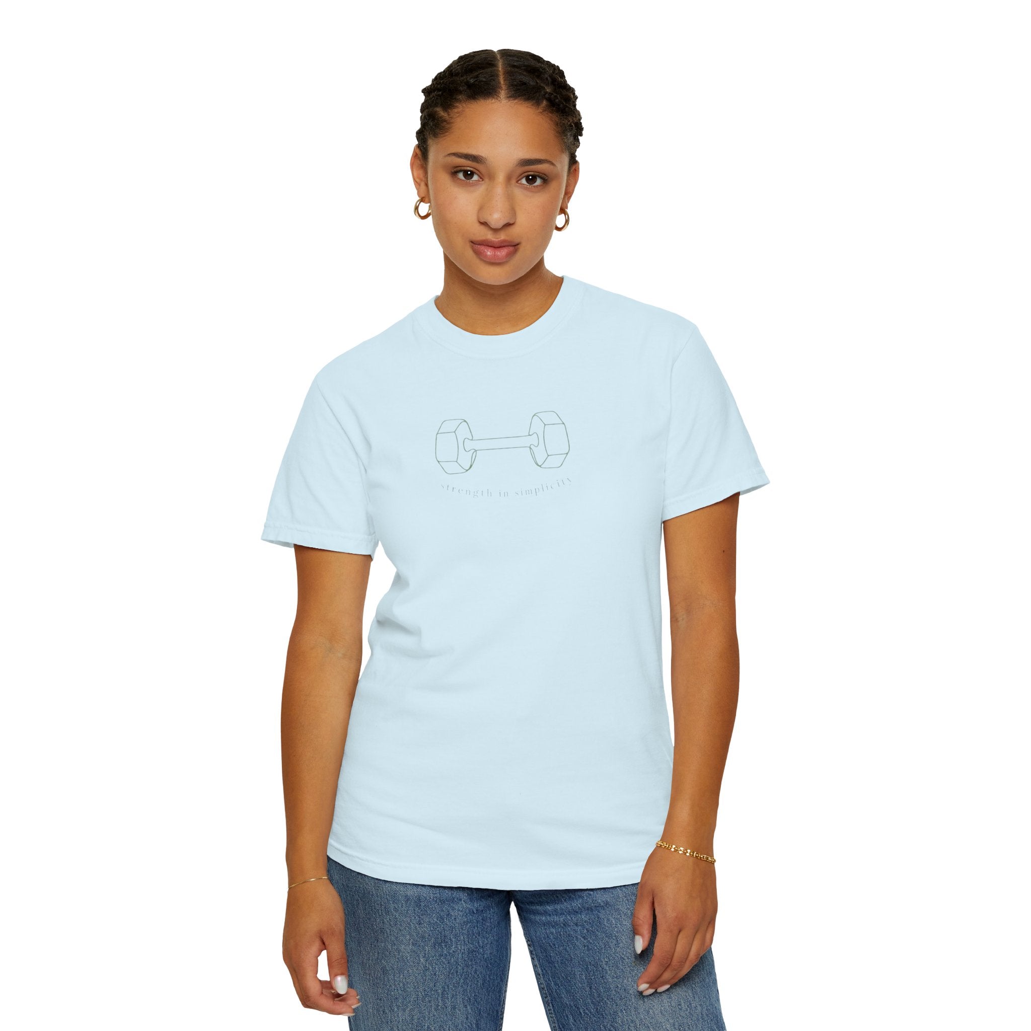 Strength in Simplicity Barbell T-Shirt