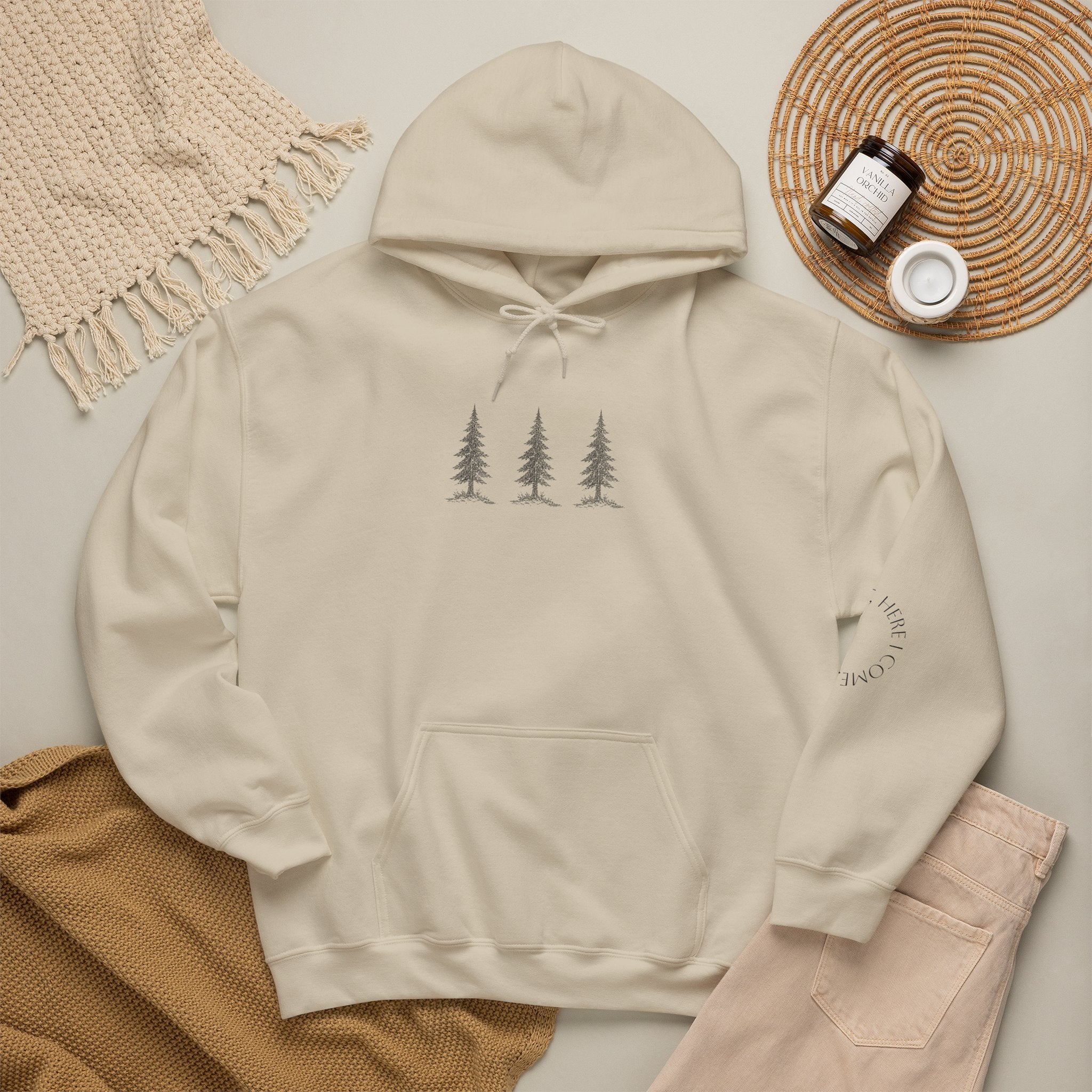 Hoodie — "Hide & Seek Champion" Sasquatch Forest Graphic Hooded Sweatshirt