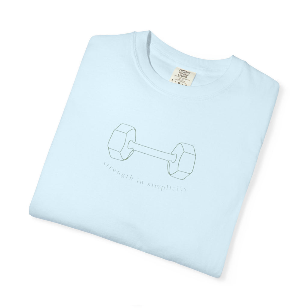 Strength in Simplicity Barbell T-Shirt