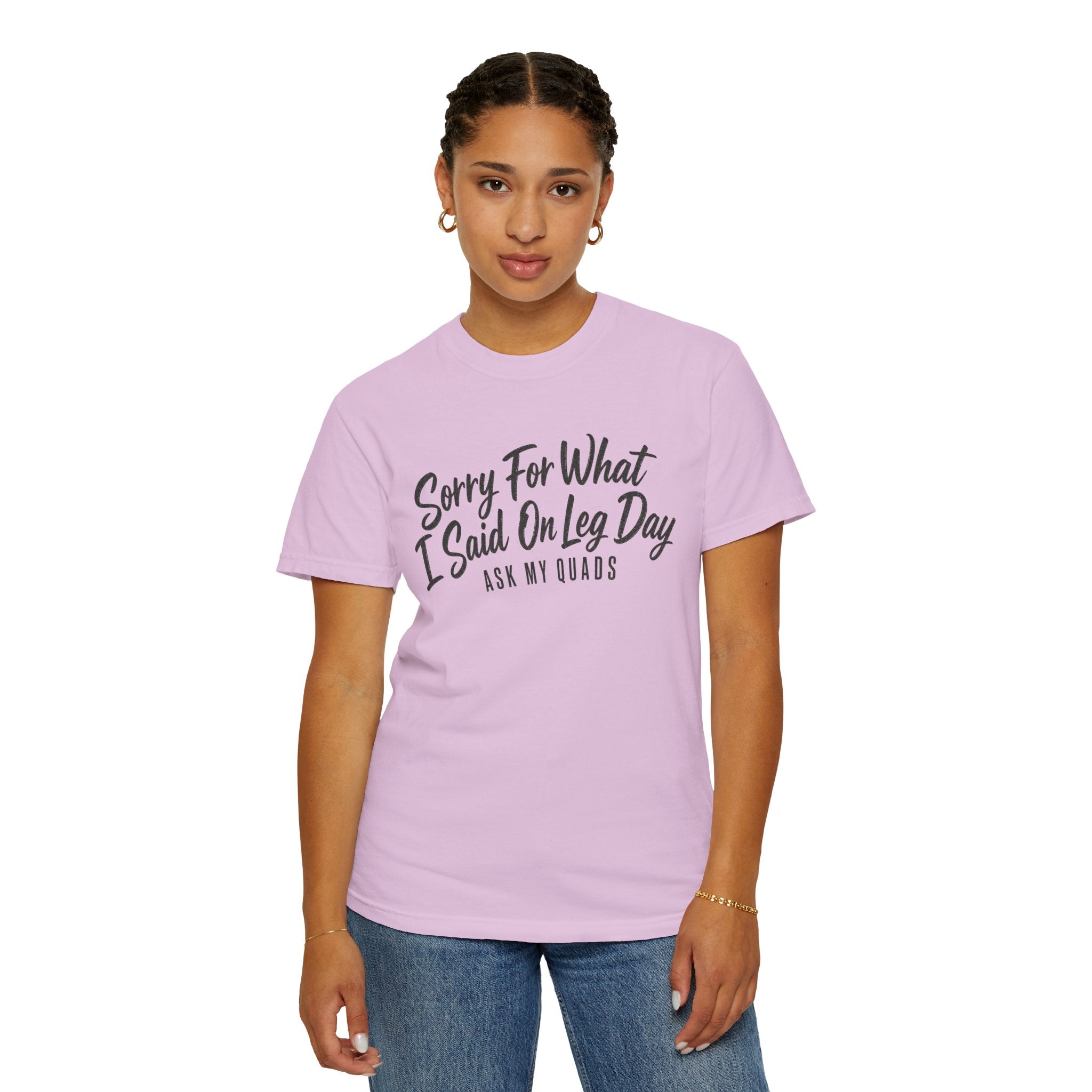 Leg Day T-Shirt — "Sorry For What I Said On Leg Day" Gym Workout Tee