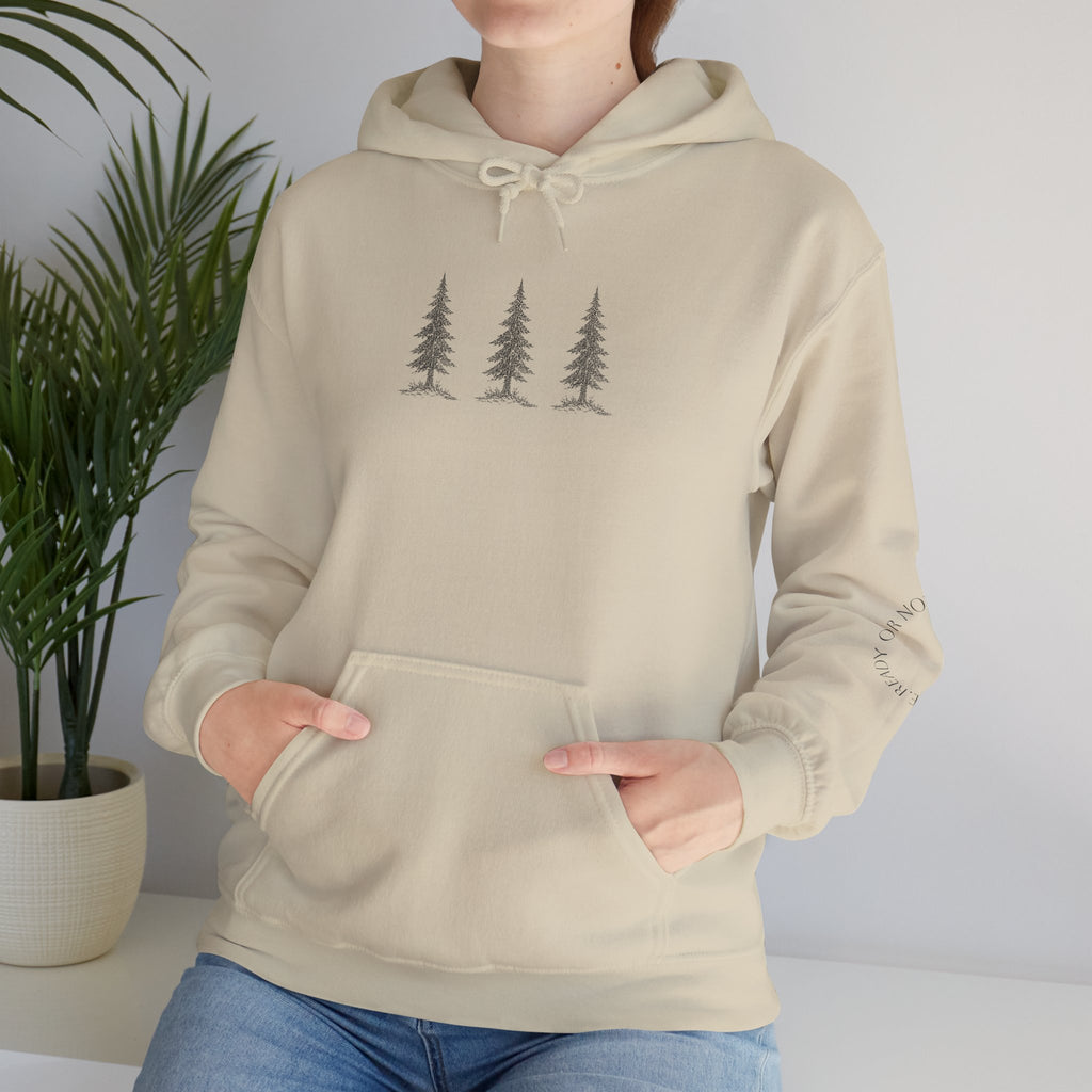 Hoodie — "Hide & Seek Champion" Sasquatch Forest Graphic Hooded Sweatshirt