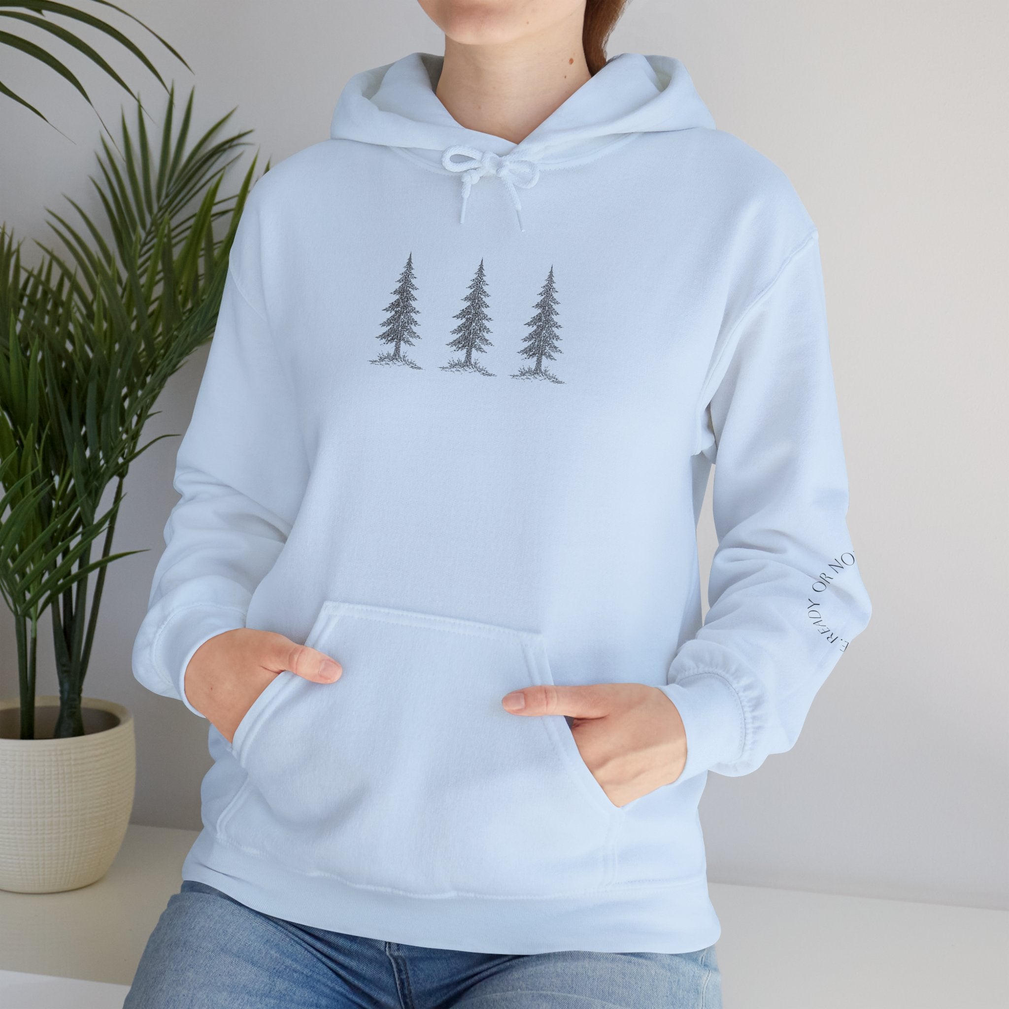 Hoodie — "Hide & Seek Champion" Sasquatch Forest Graphic Hooded Sweatshirt
