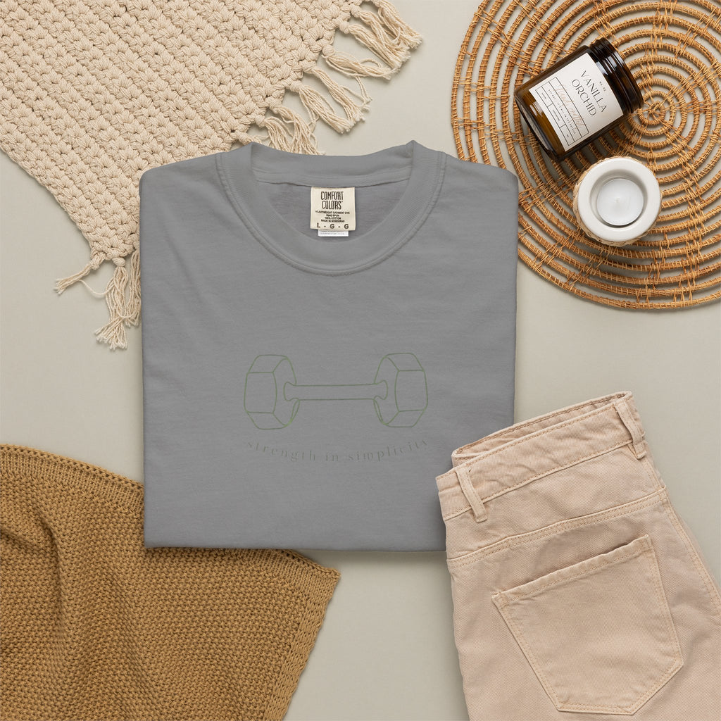 Strength in Simplicity Barbell T-Shirt