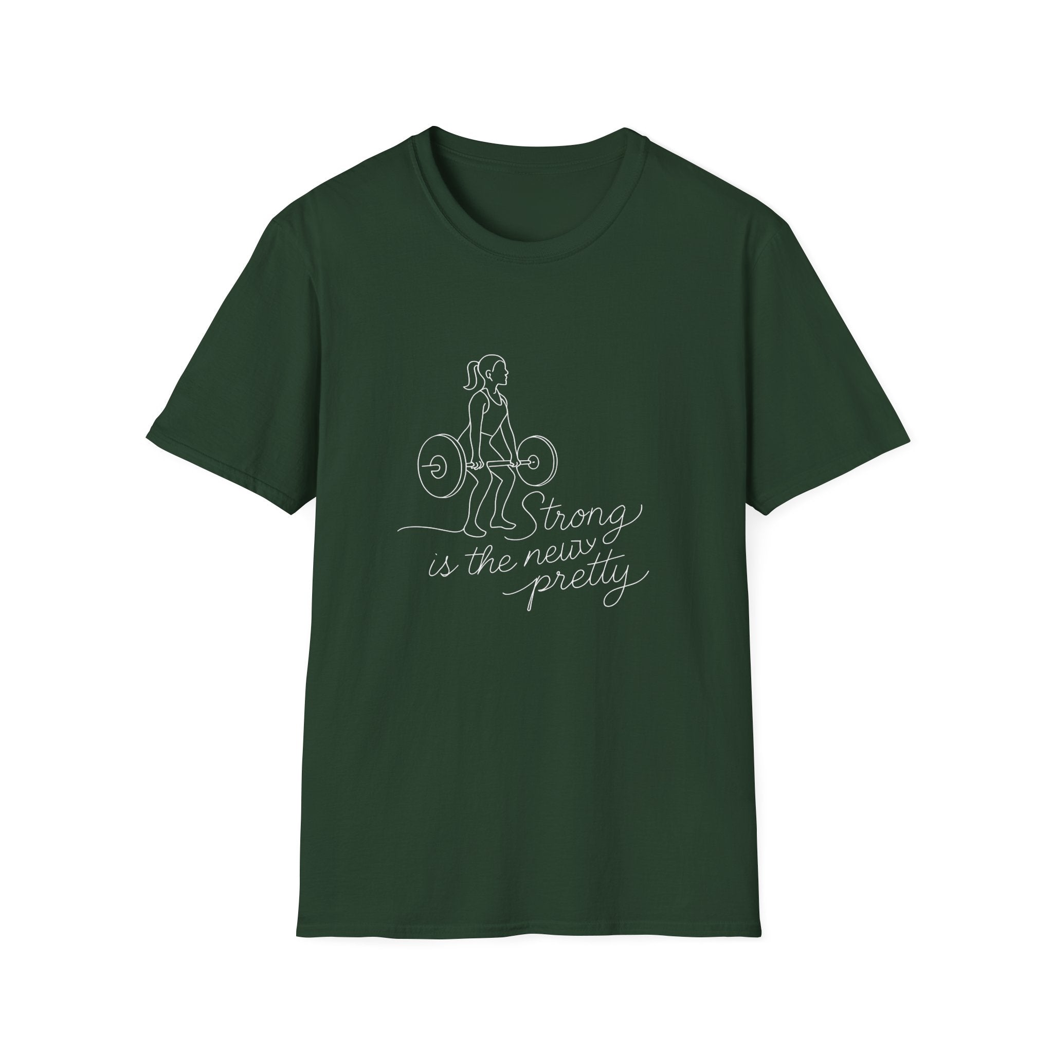 Girl lifting weights T-Shirt