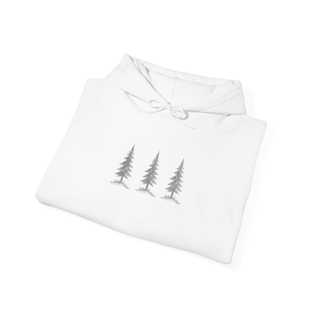 Hoodie — "Hide & Seek Champion" Sasquatch Forest Graphic Hooded Sweatshirt