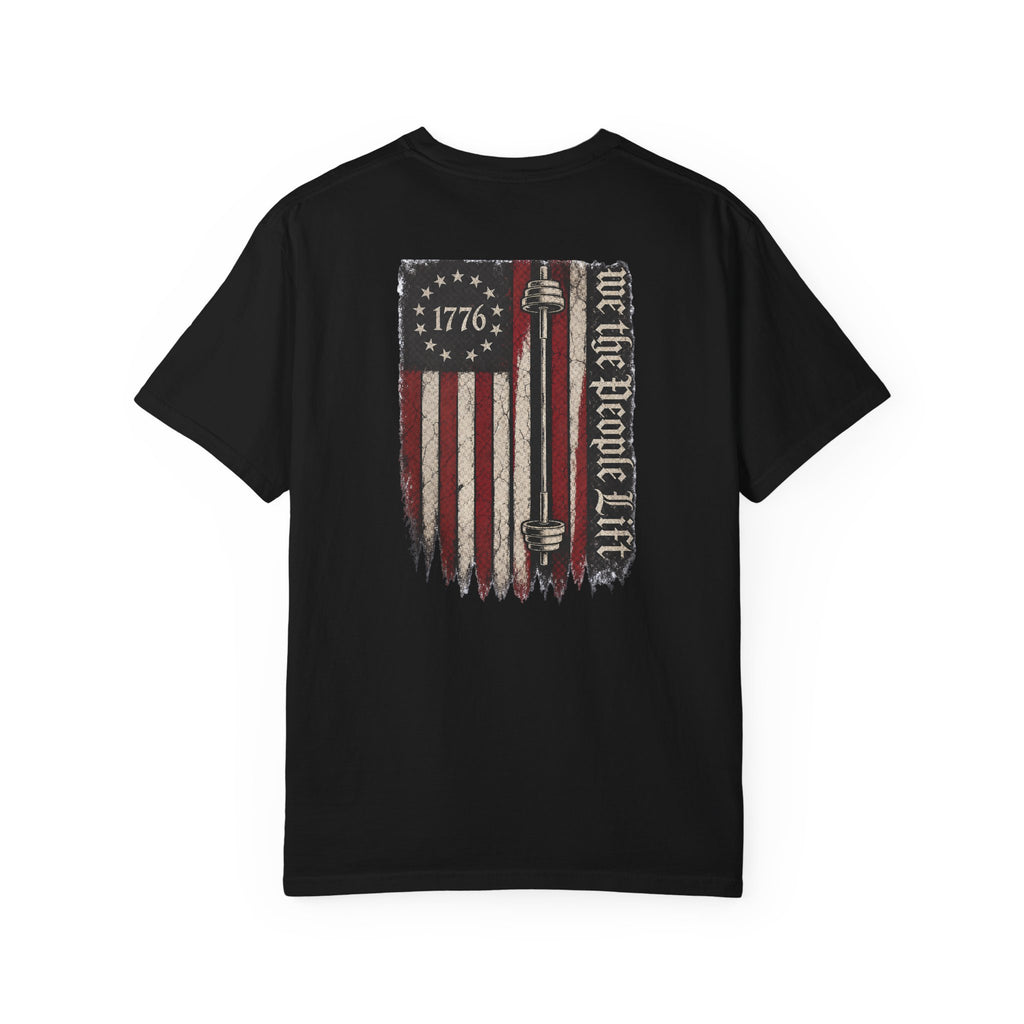 Patriotic "1776" Flag T-Shirt — We The People Back Graphic