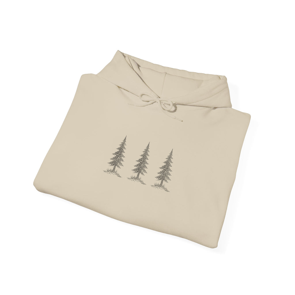 Hoodie — "Hide & Seek Champion" Sasquatch Forest Graphic Hooded Sweatshirt
