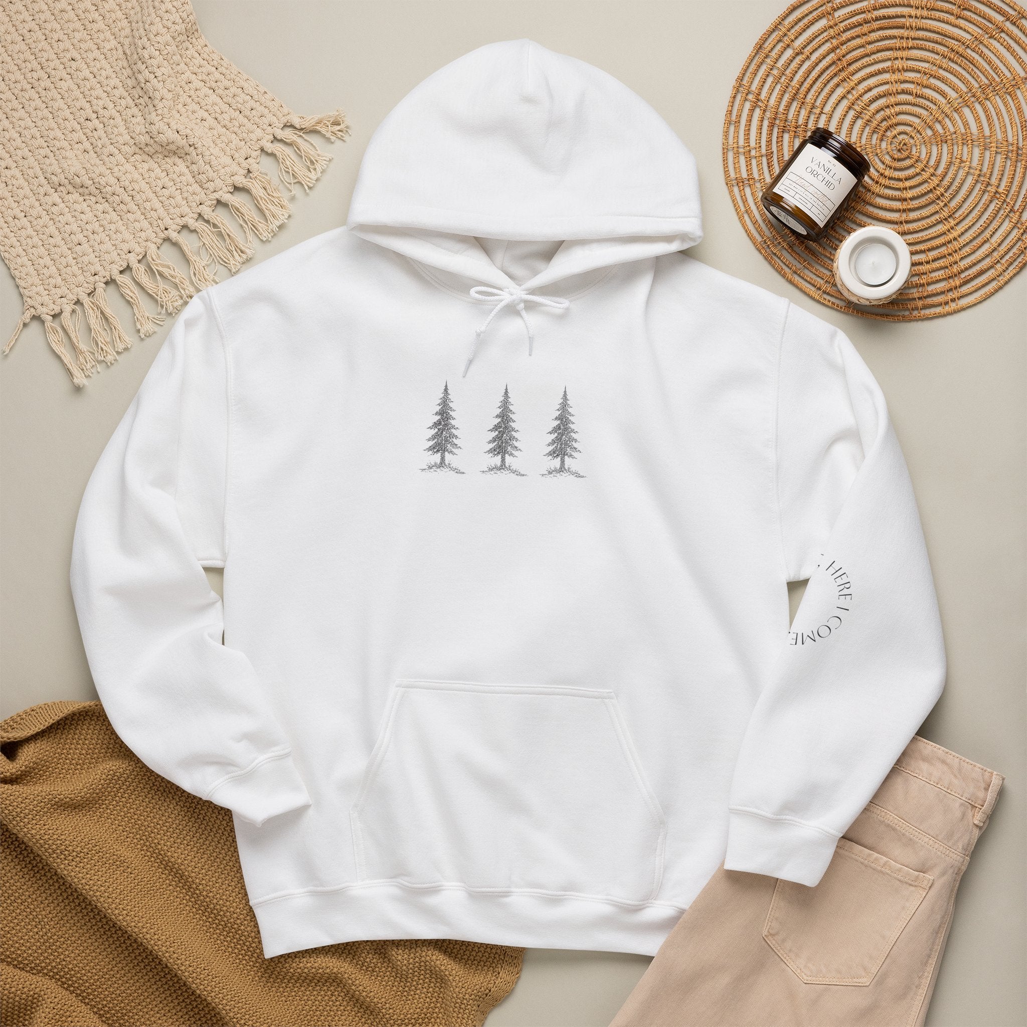 Hoodie — "Hide & Seek Champion" Sasquatch Forest Graphic Hooded Sweatshirt