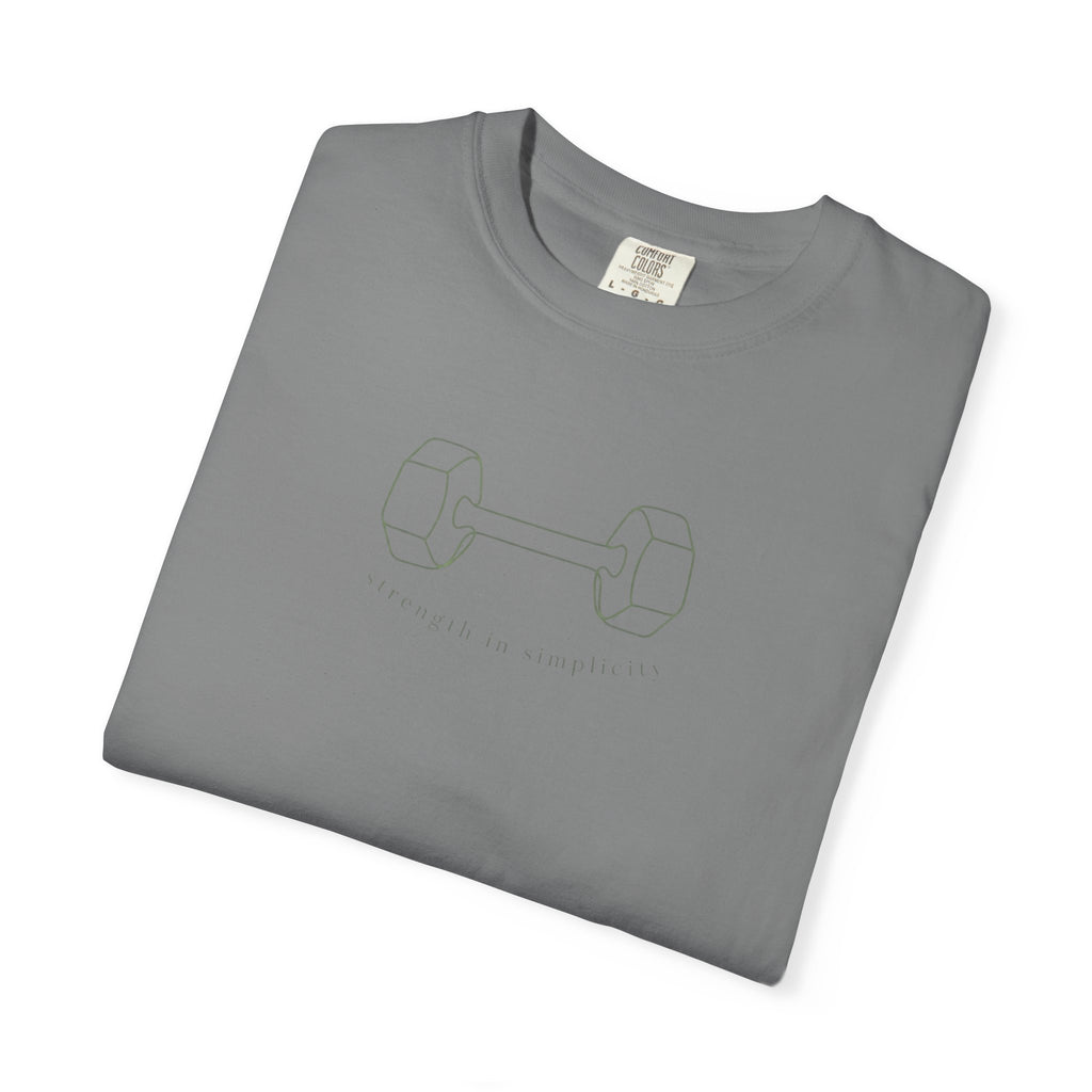 Strength in Simplicity Barbell T-Shirt