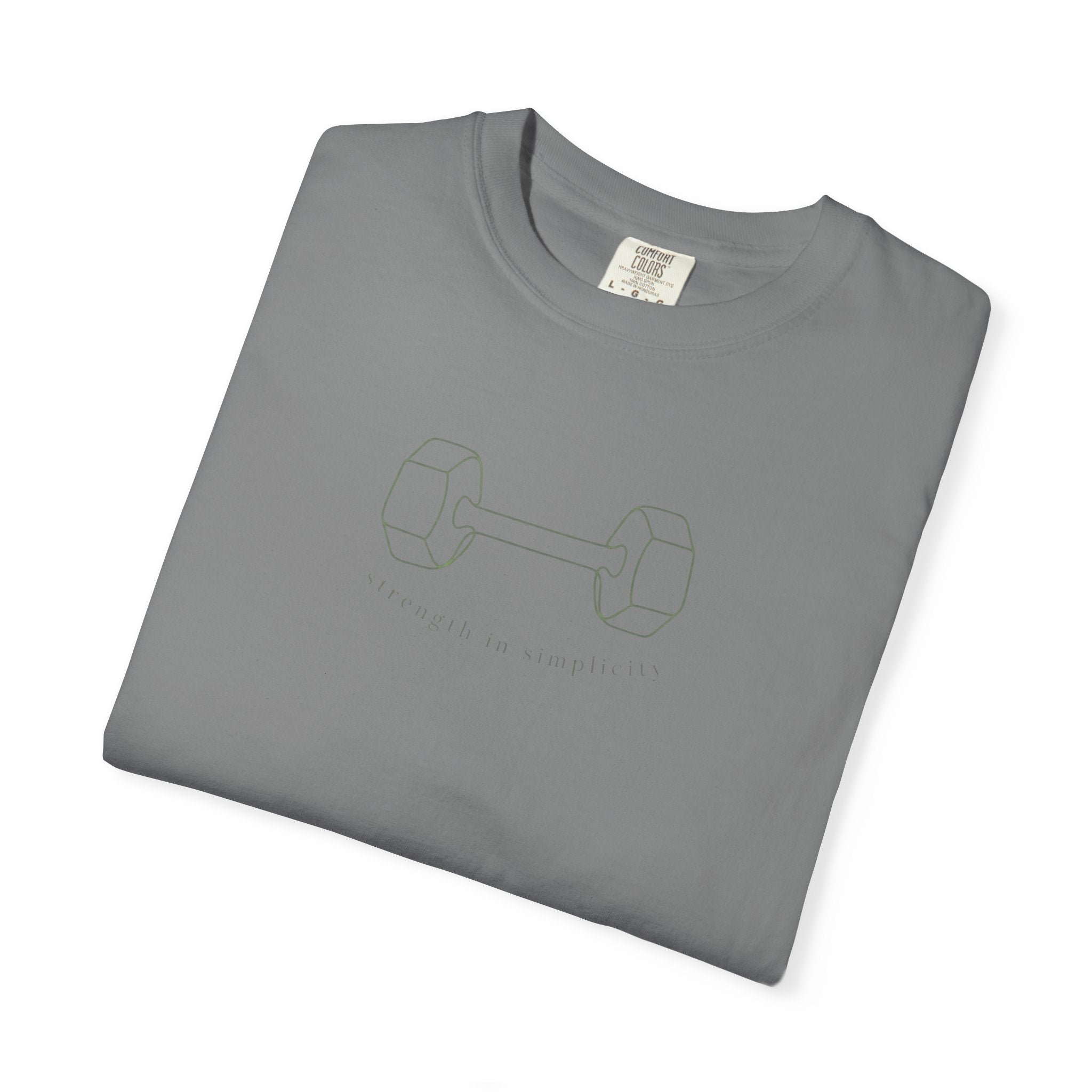 Strength in Simplicity Barbell T-Shirt