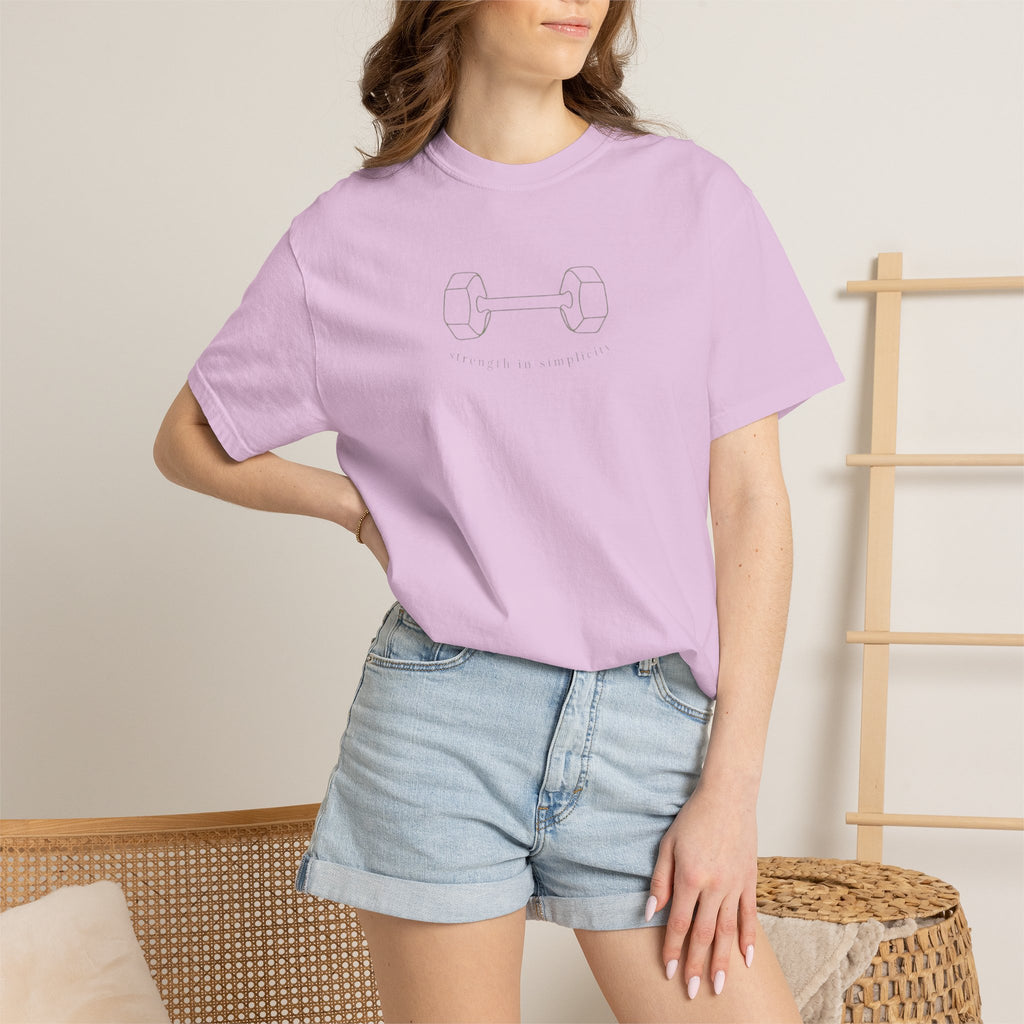Strength in Simplicity Barbell T-Shirt