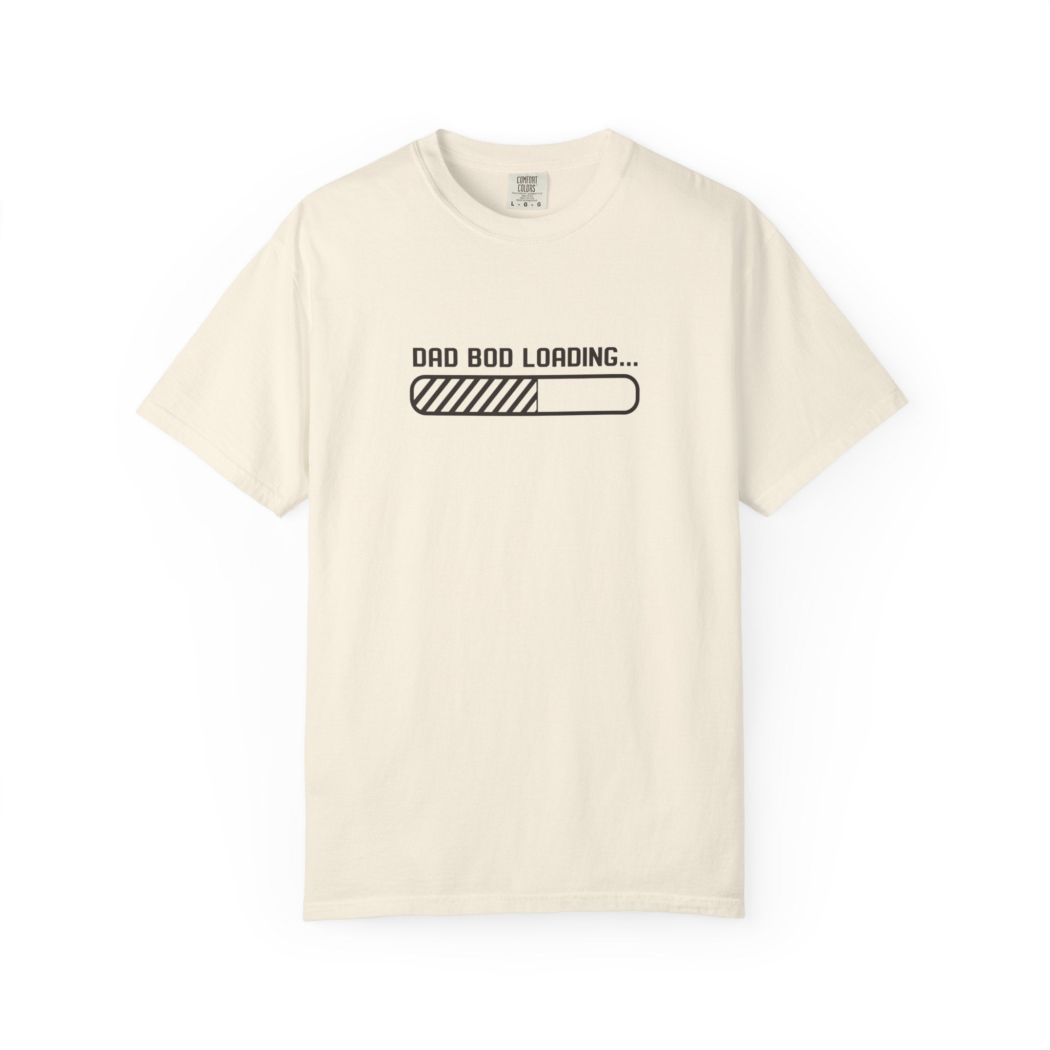 Dad Bod Loading T-Shirt — Funny Fatherhood Progress Bar Tee