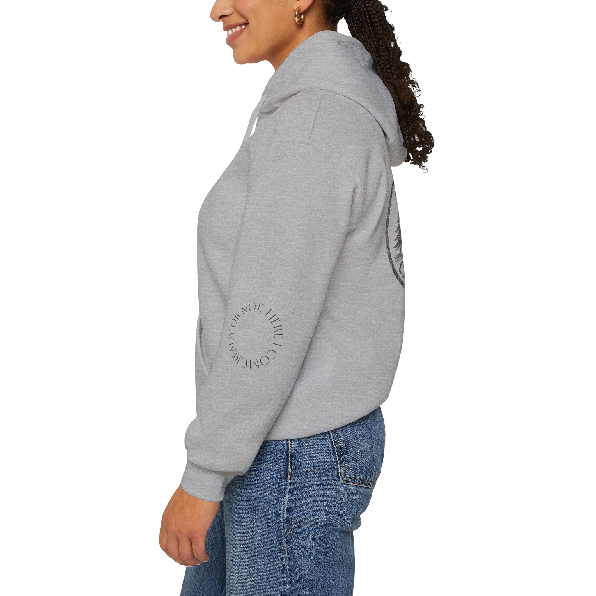 Hoodie — "Hide & Seek Champion" Sasquatch Forest Graphic Hooded Sweatshirt