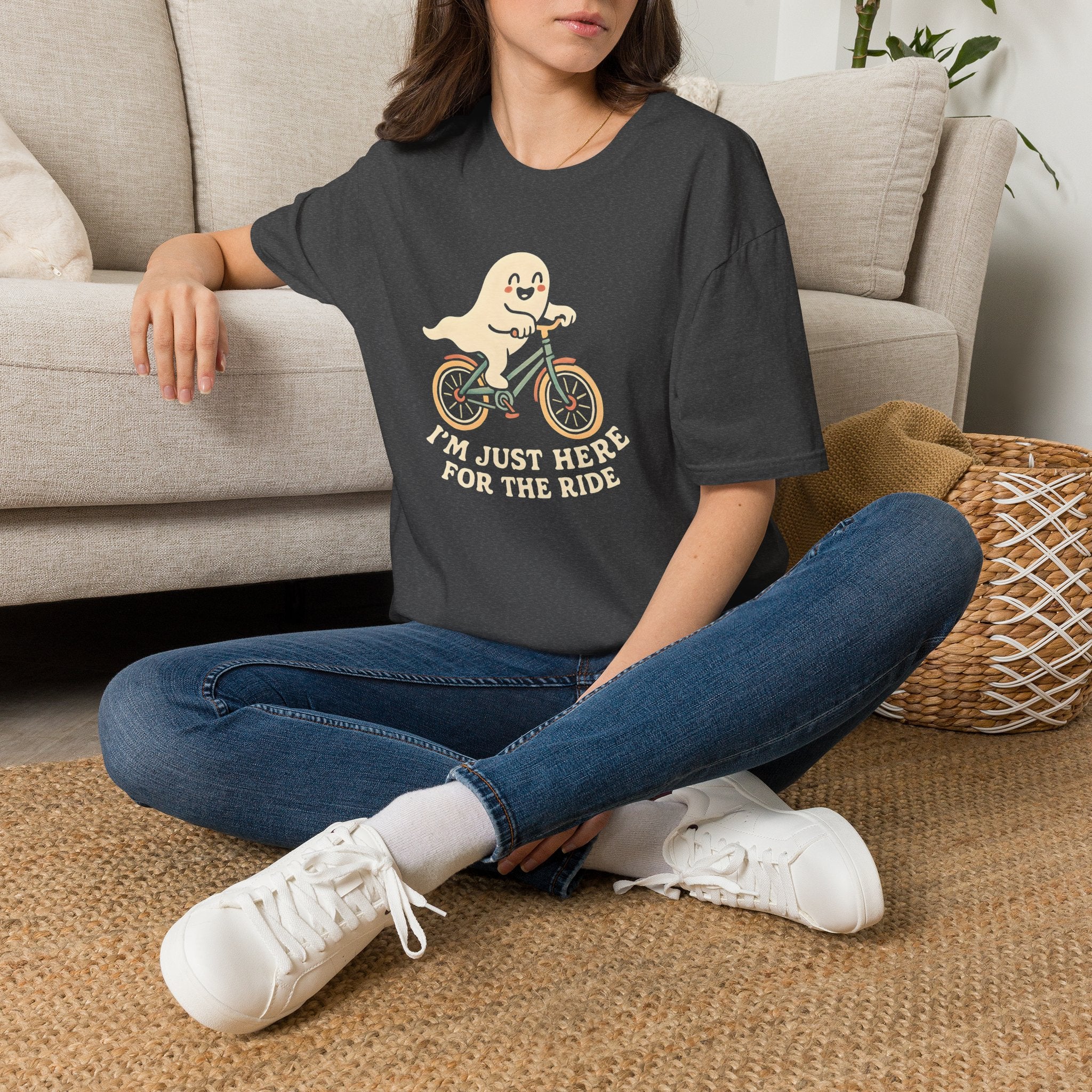 Ghost riding bicycle T-Shirt
