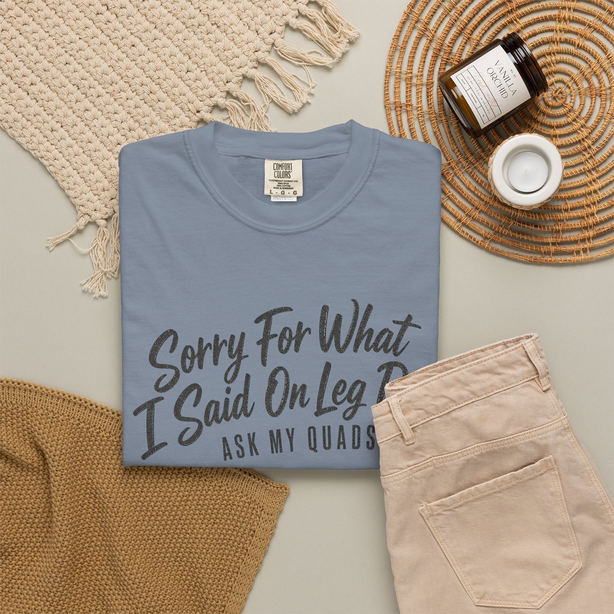 Leg Day T-Shirt — "Sorry For What I Said On Leg Day" Gym Workout Tee